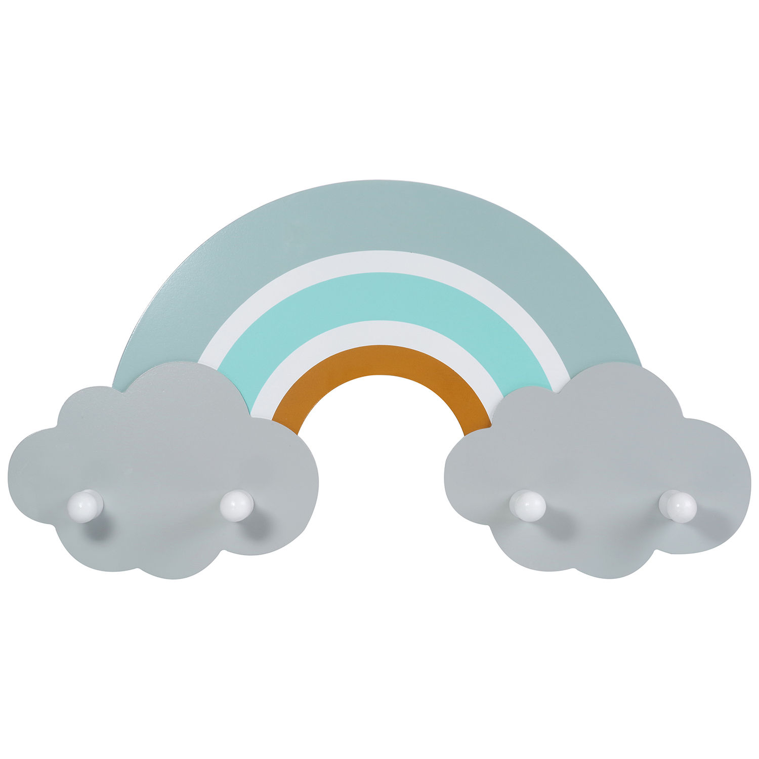 Porte-manteau mural arc-en-ciel Finn