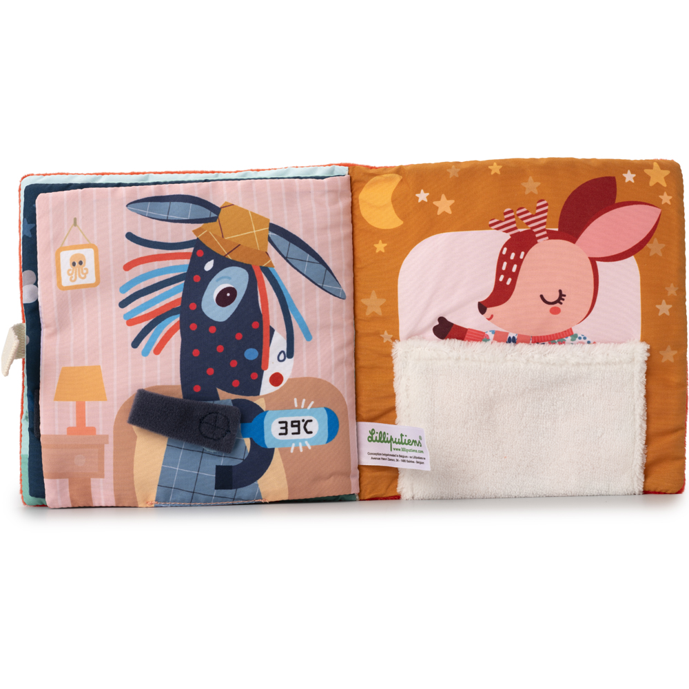Livre d'activités en tissu Stella et son doudou (Lilliputiens) - Image 6