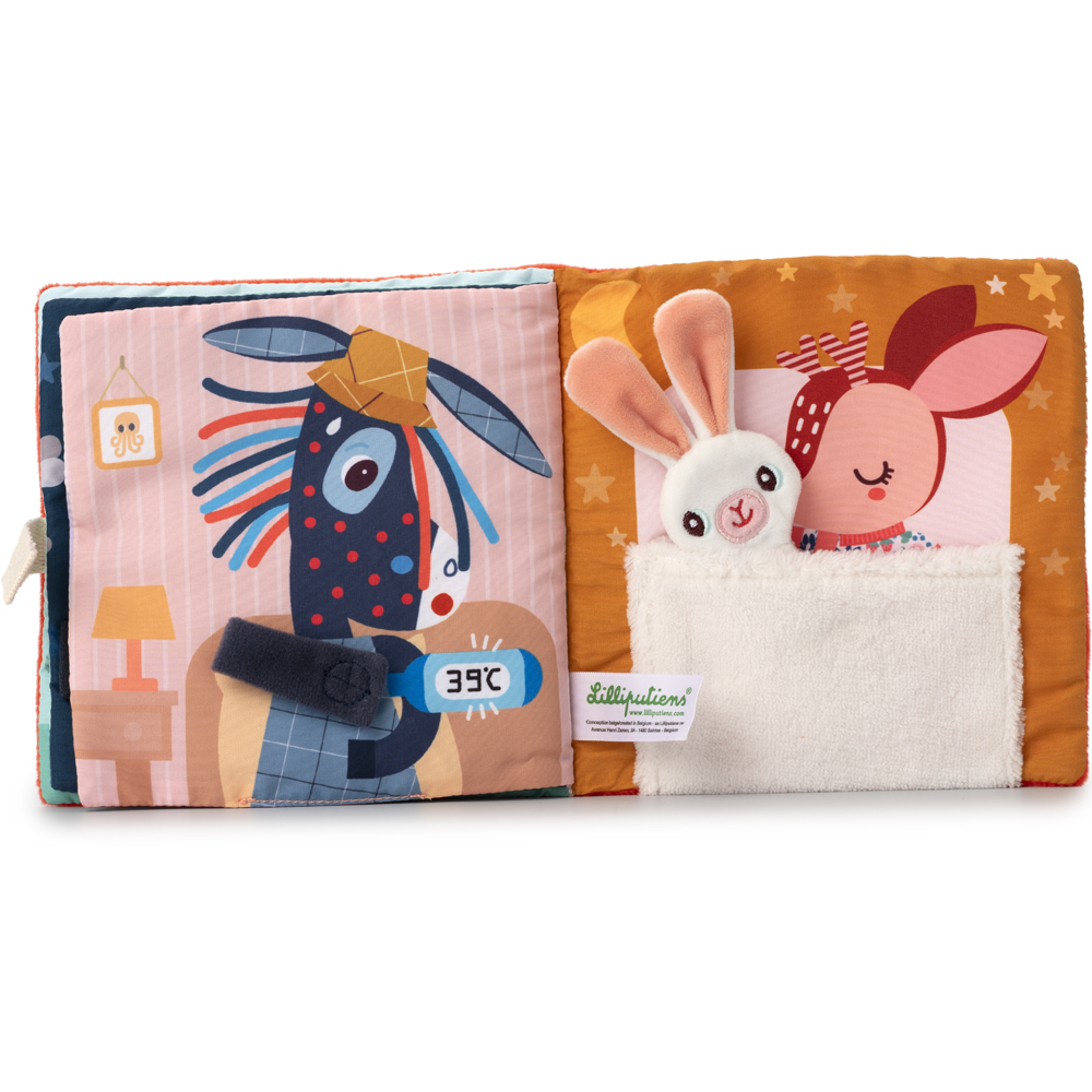 Livre d'activités en tissu Stella et son doudou (Lilliputiens) - Image 7
