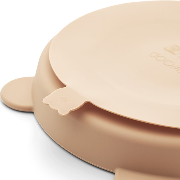 Lot de 2 assiettes à compartiments ventouse Stacy Mustard tuscany rose mix (Liewood) - Image 3