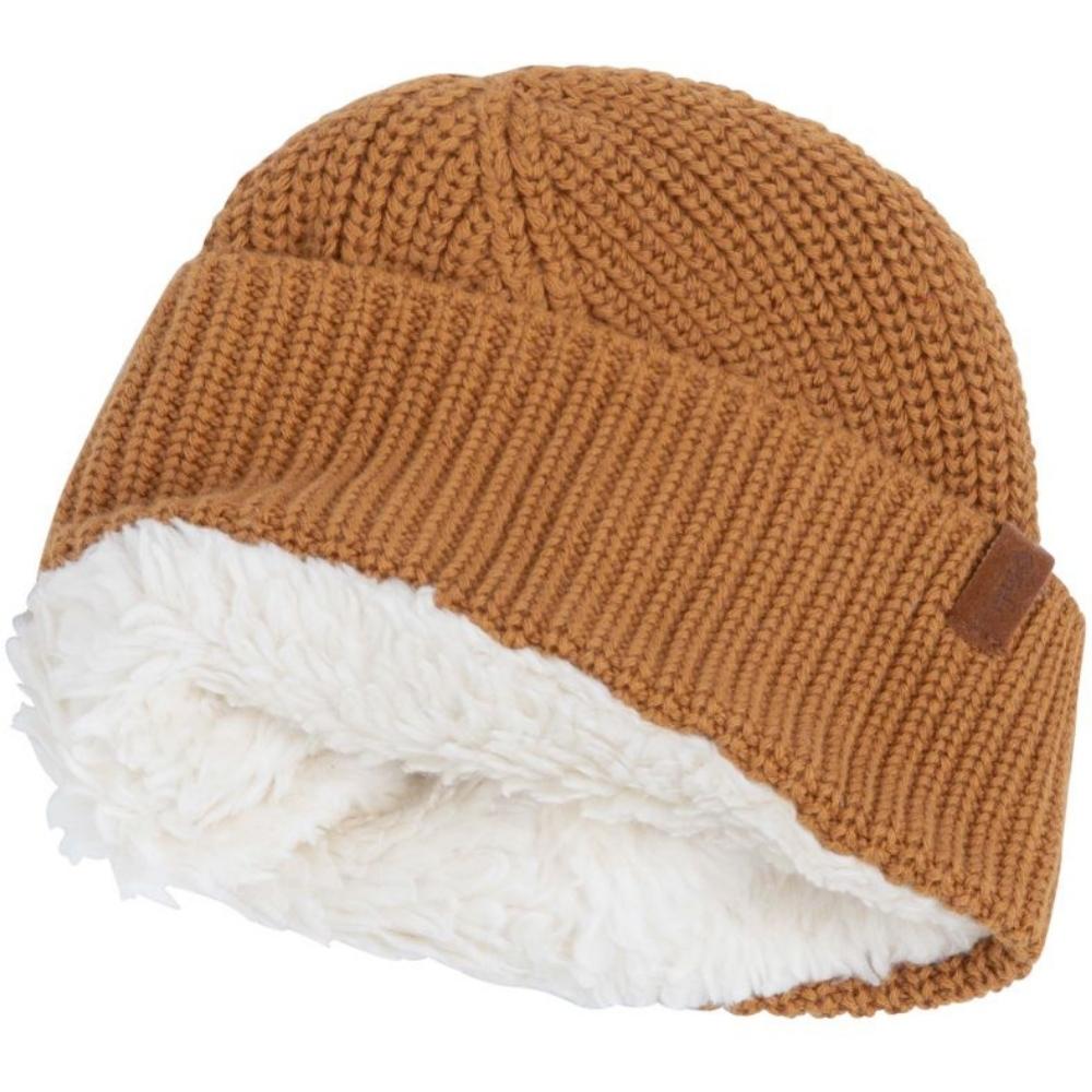 Bonnet bébé en teddy coton bio Soul Caramel (0-3 mois) (Baby's Only) - Image 1