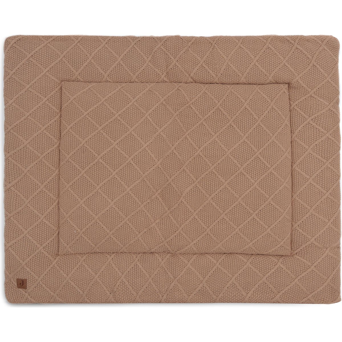 Jollein - Tapis de jeu Check Knit Biscuit (75 x 95 cm)
