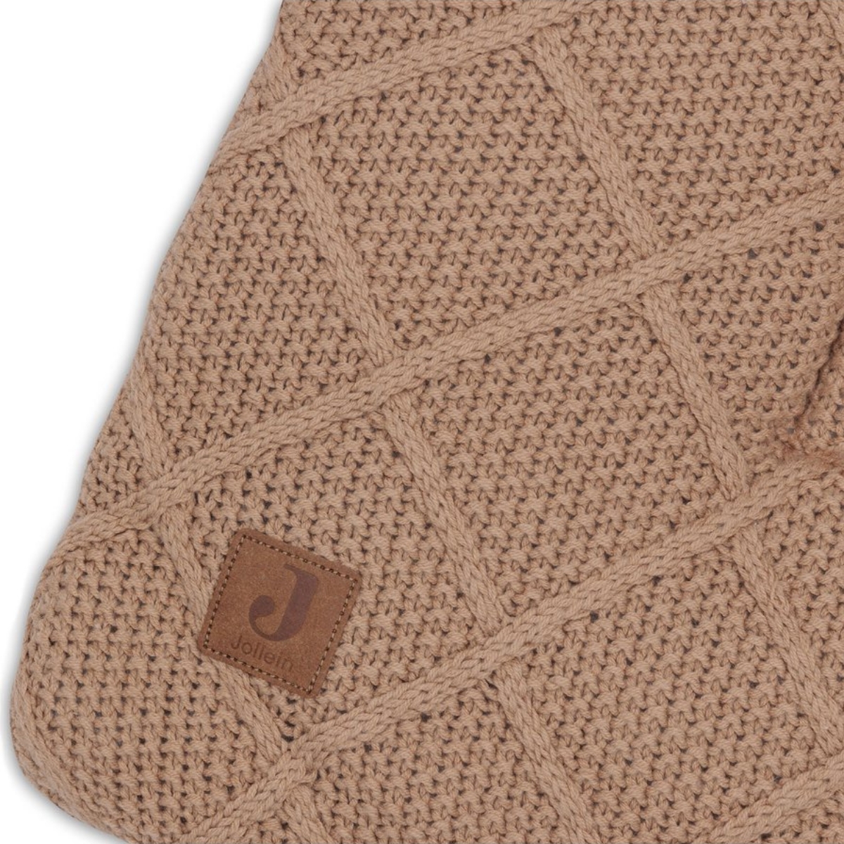 Tapis de jeu Check Knit Biscuit (75 x 95 cm) (Jollein) - Image 7