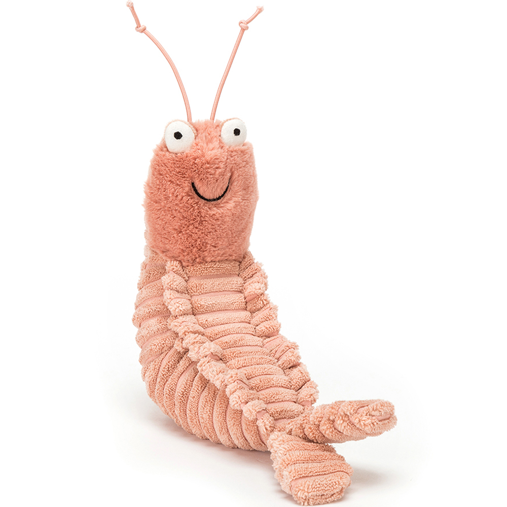 Peluche Ocean Crew Sheldon la crevette (22 cm) (Jellycat) - Couverture