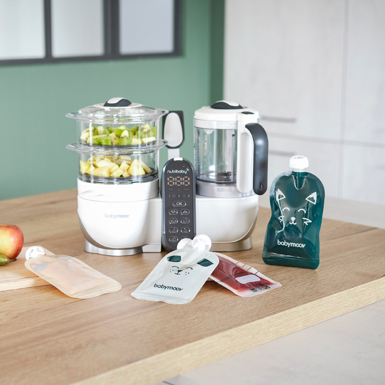 Pack de 20 gourdes réutilisables (150 ml) (Babymoov) - Image 3
