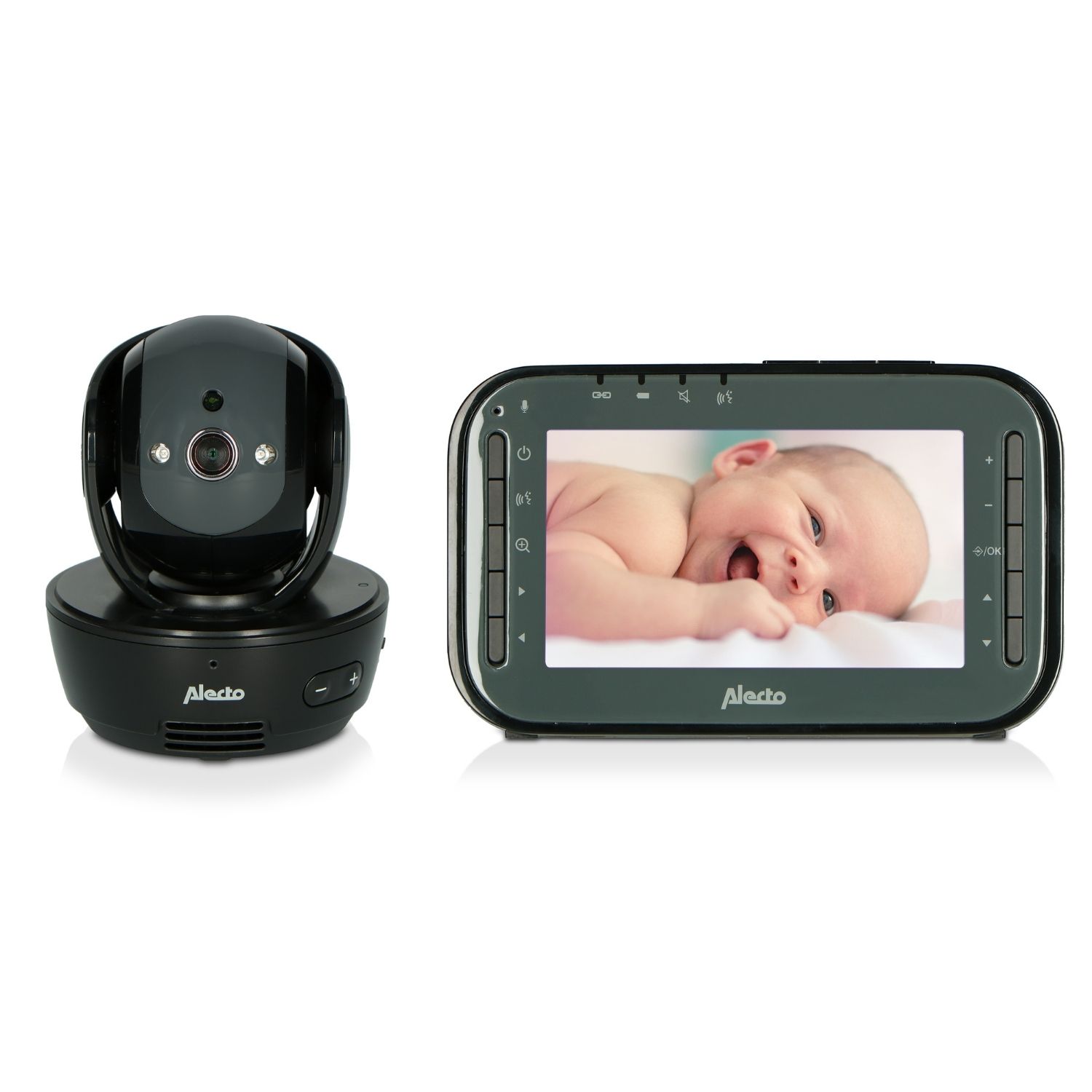 Babyphone avec caméra et écran couleur 4,3 pouces Noir (Alecto) - Image 6