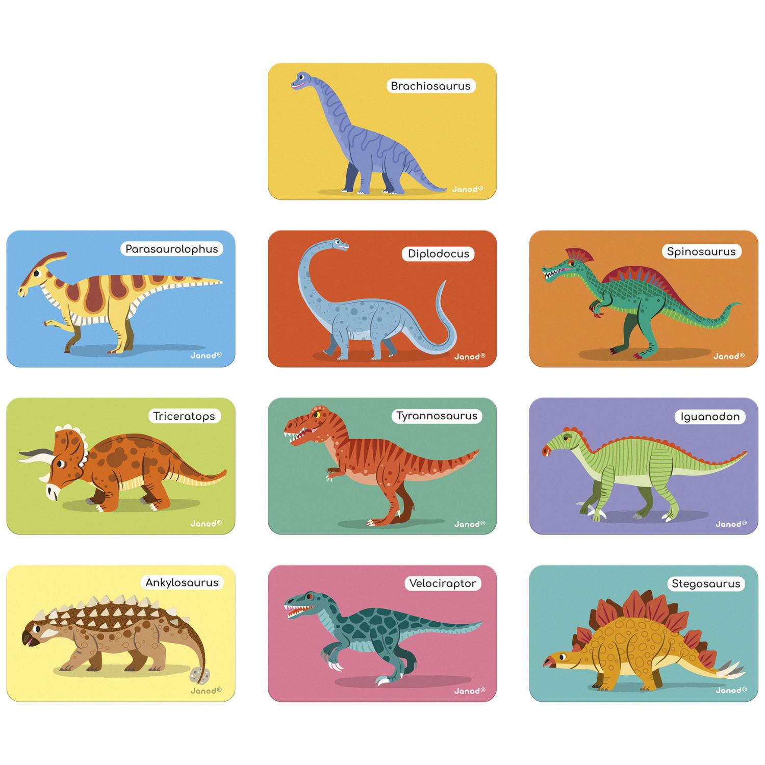 Jeu magnétique Magneti'Book Dinosaures (Janod) - Image 5