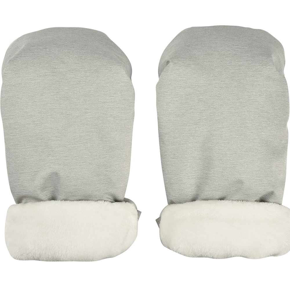 Moufles pour poussette gris chiné (Béaba) - Image 1