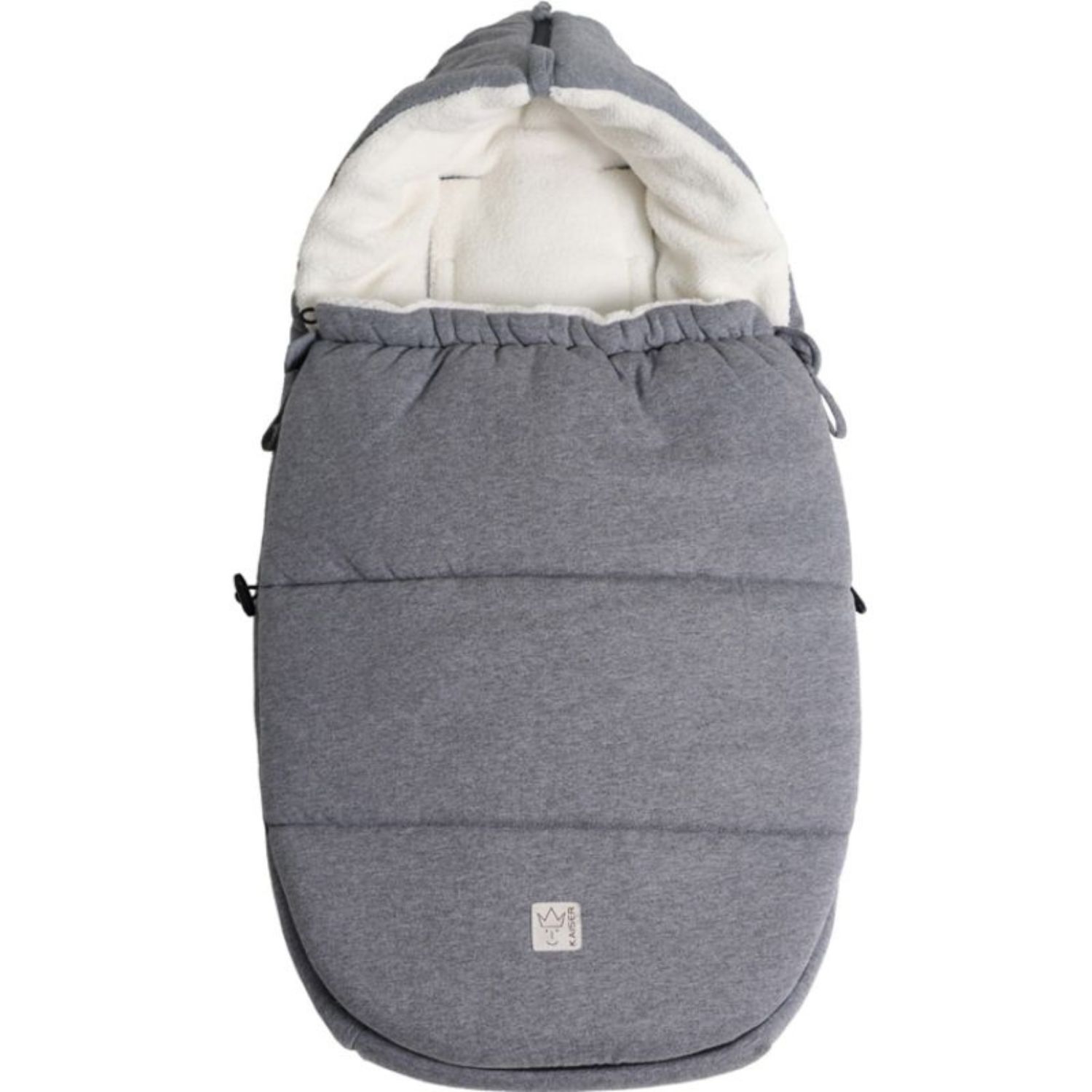 Kaiser - Chancelière universelle pour cosy Jersey Hood dark grey (0-12 mois)