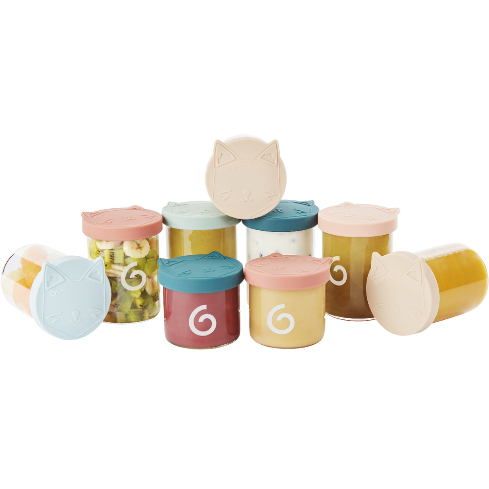 Lot de 9 pots de conservation Isy Bowls (6 x 250ml + 3 x 120ml) (Babymoov) - Couverture