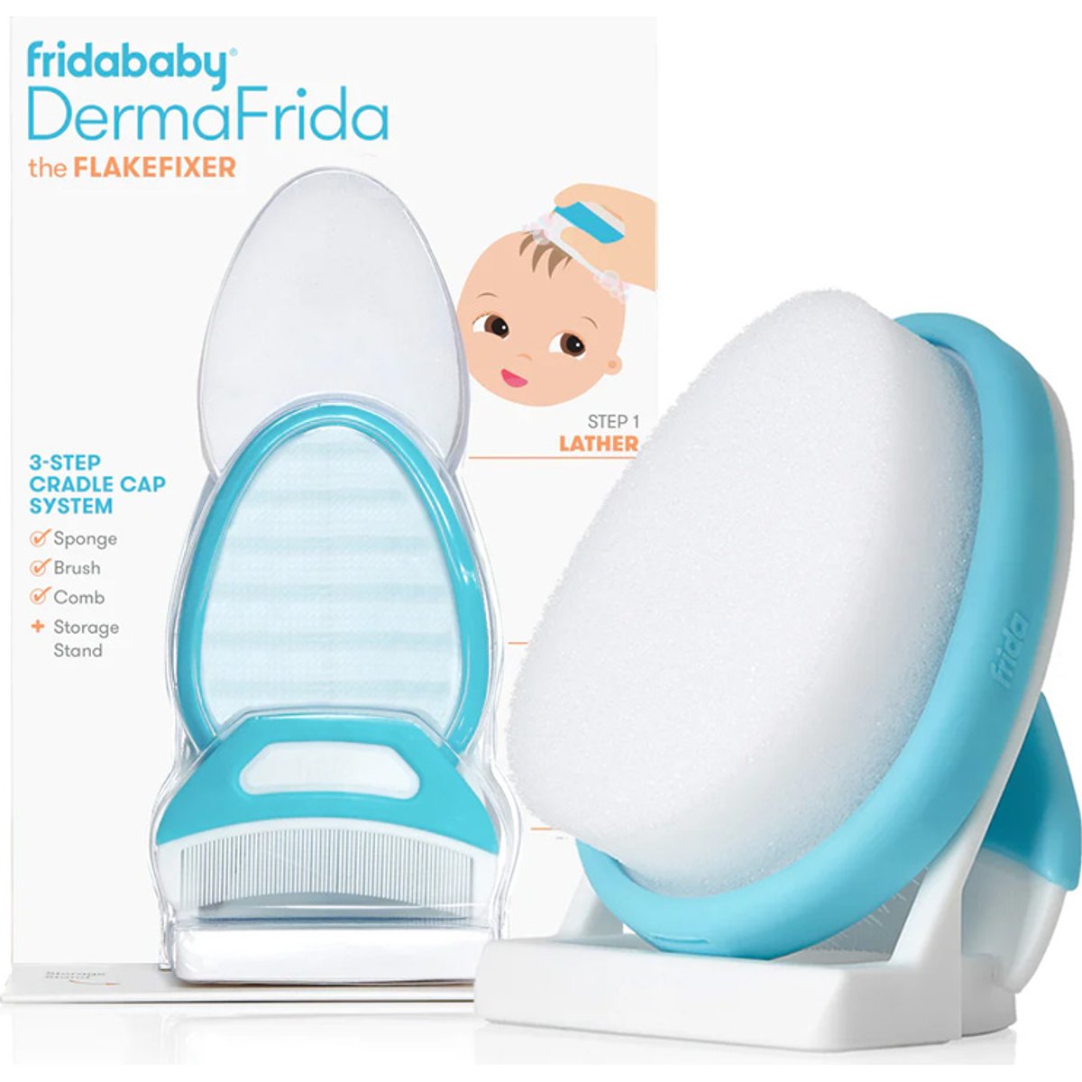 Frida - Kit croûtes 3-en-1 pour cheveux bébé