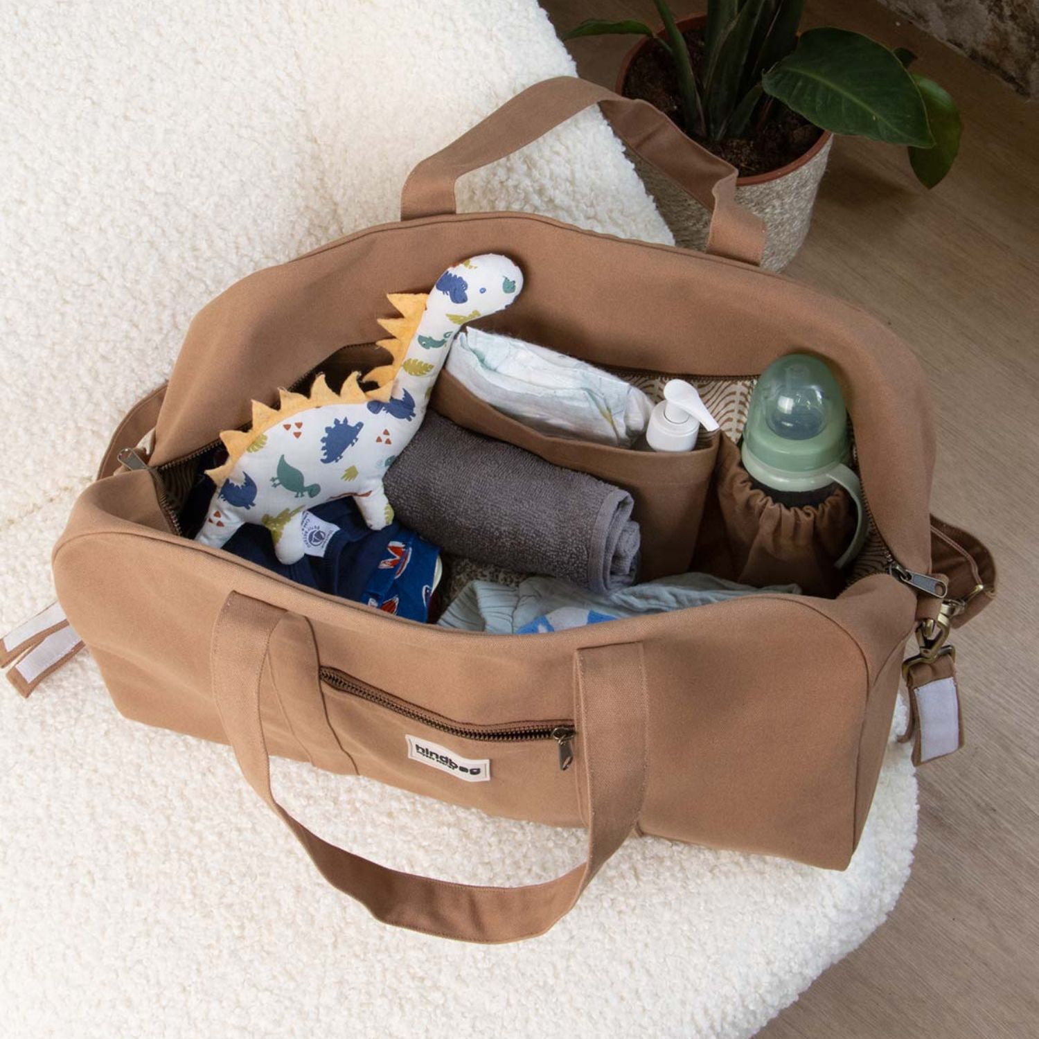 Sac à langer Basile Cannelle (Hindbag) - Image 1