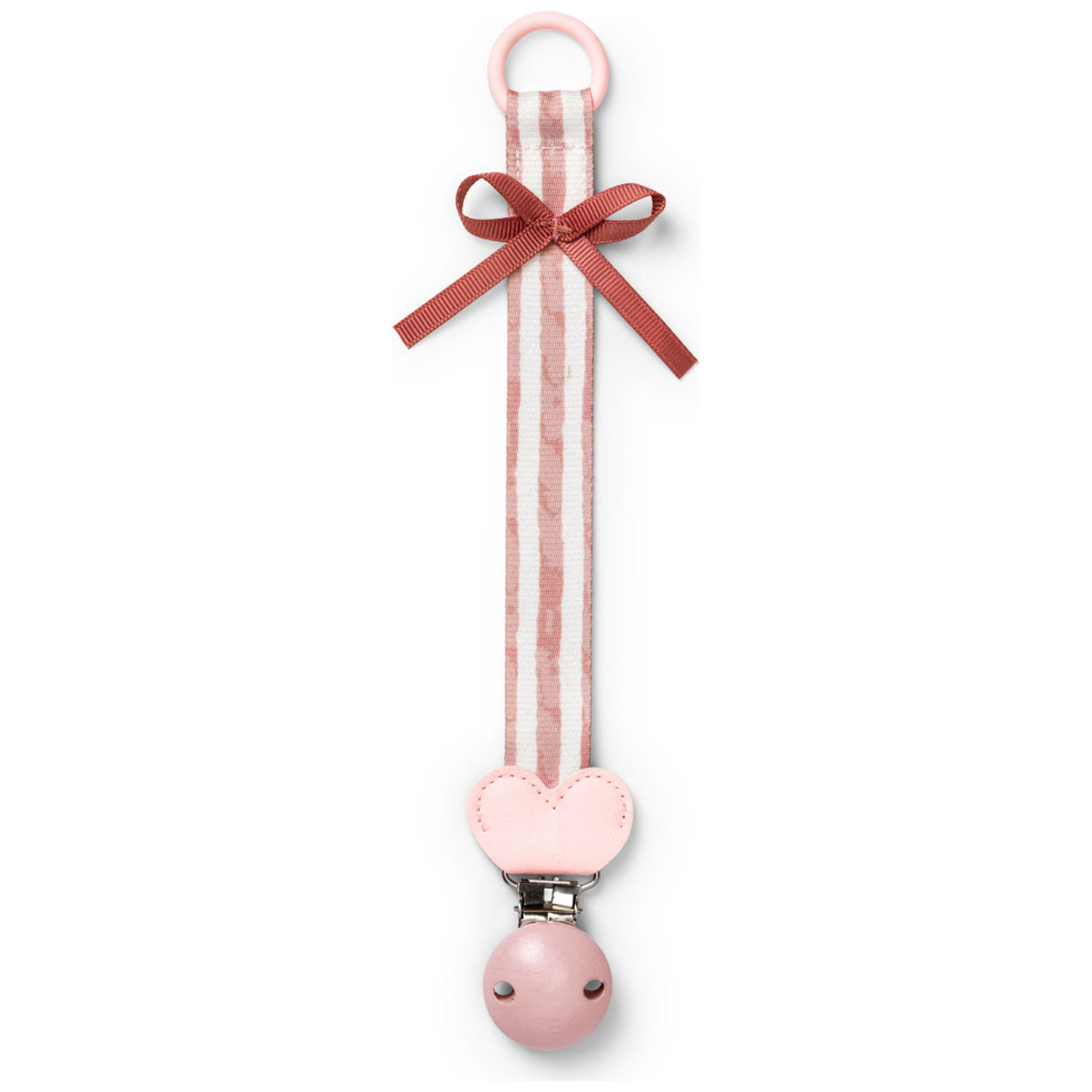 Elodie Details - Attache sucette en bois Candy Stripes