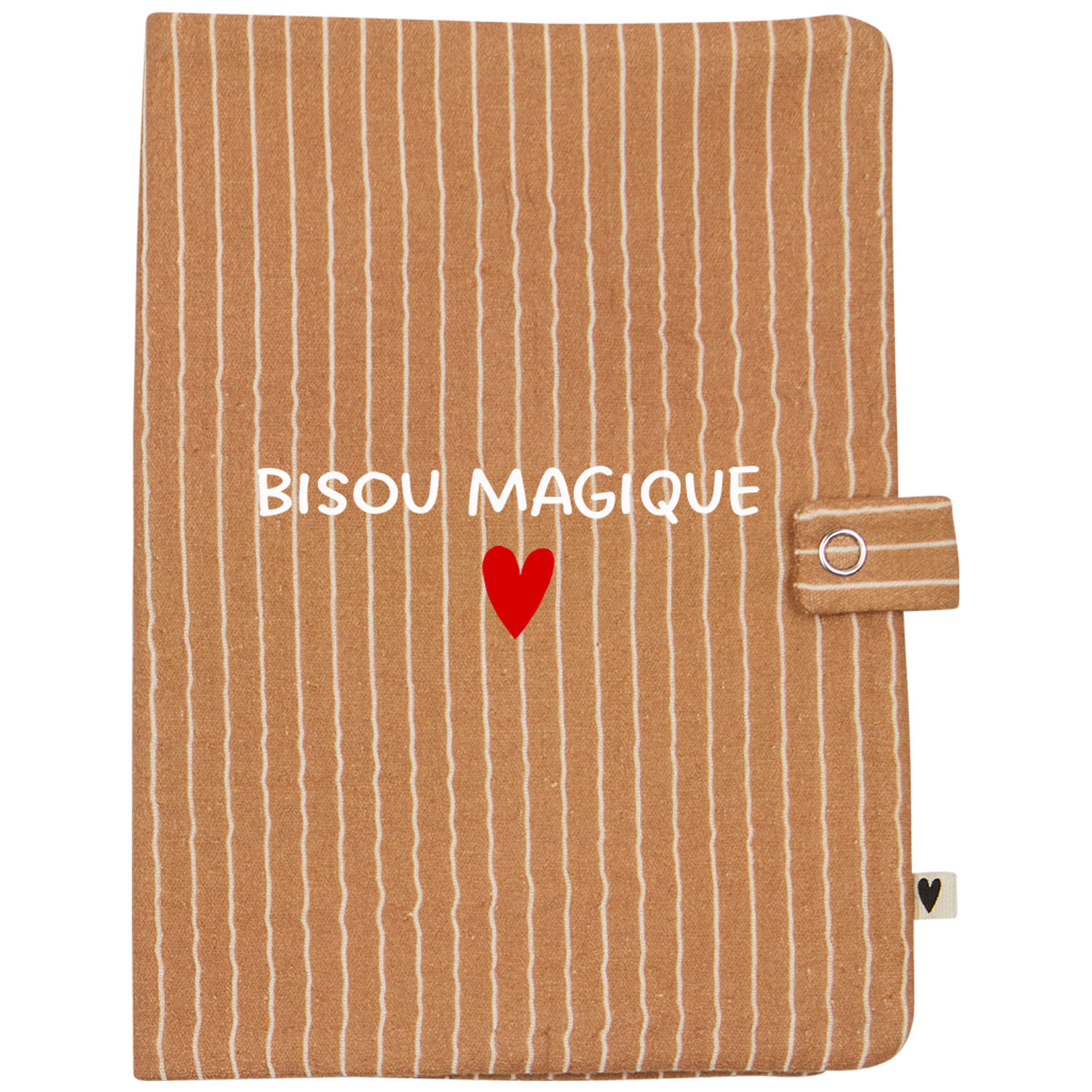 Protège carnet de santé Rayures Fines (personnalisable) (Atelier Wagram) - Image 1