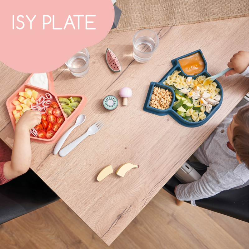 Assiette à compartiments antidérapante Isy renard (Babymoov) - Image 2