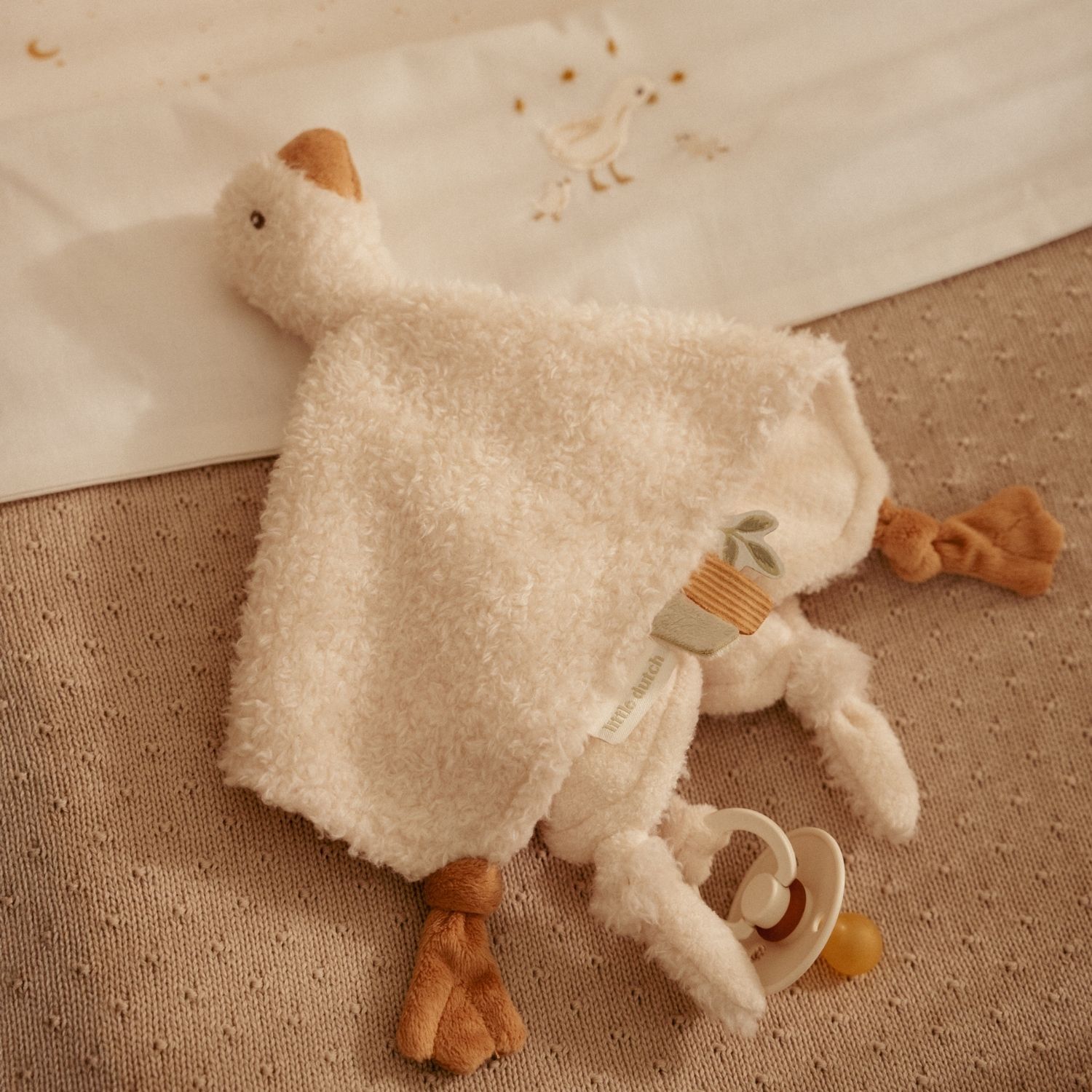 Little Dutch - Doudou carré Oie Newborn