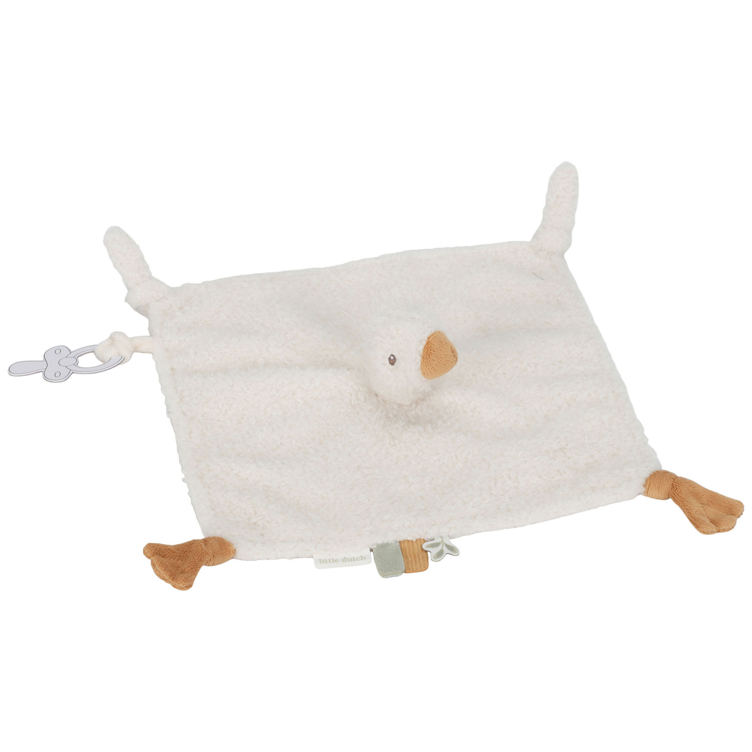 Doudou carré Oie Newborn (Little Dutch) - Image 4