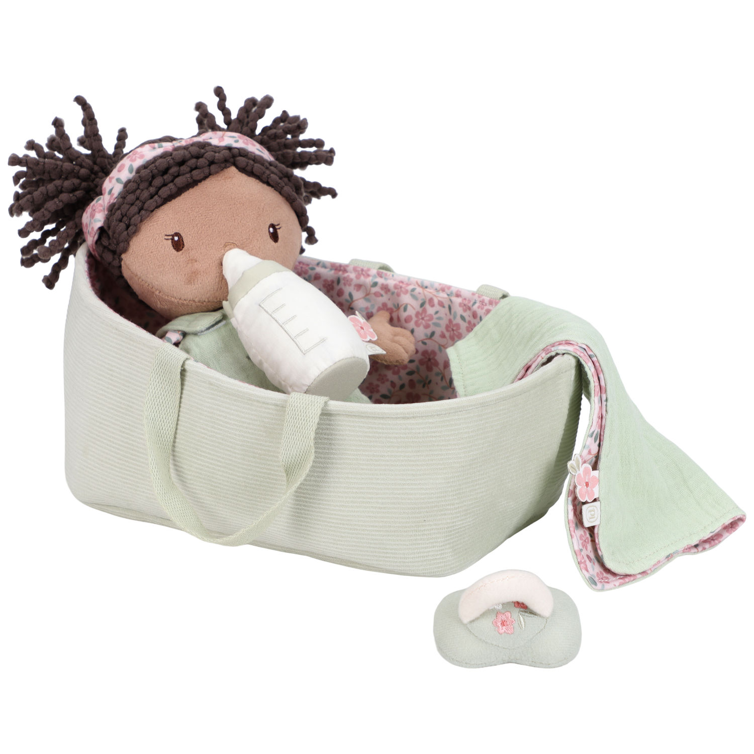 Set couffin et poupon bébé Evi