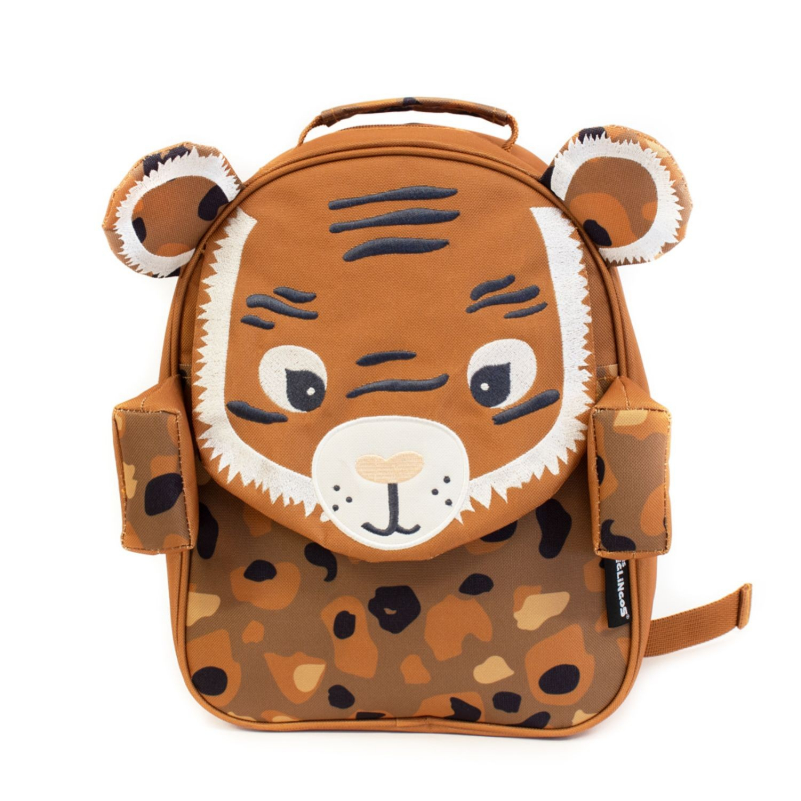 Deglingos - Sac à dos 32 cm - Spéculos le tigre - Moutarde