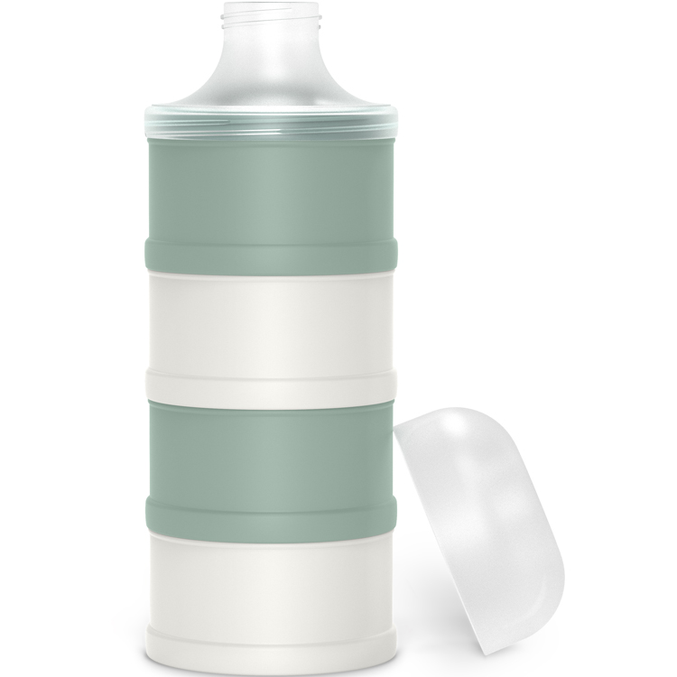Boîte doseuse 4 compartiments Bonhomia vert d'eau (Suavinex) - Image 1