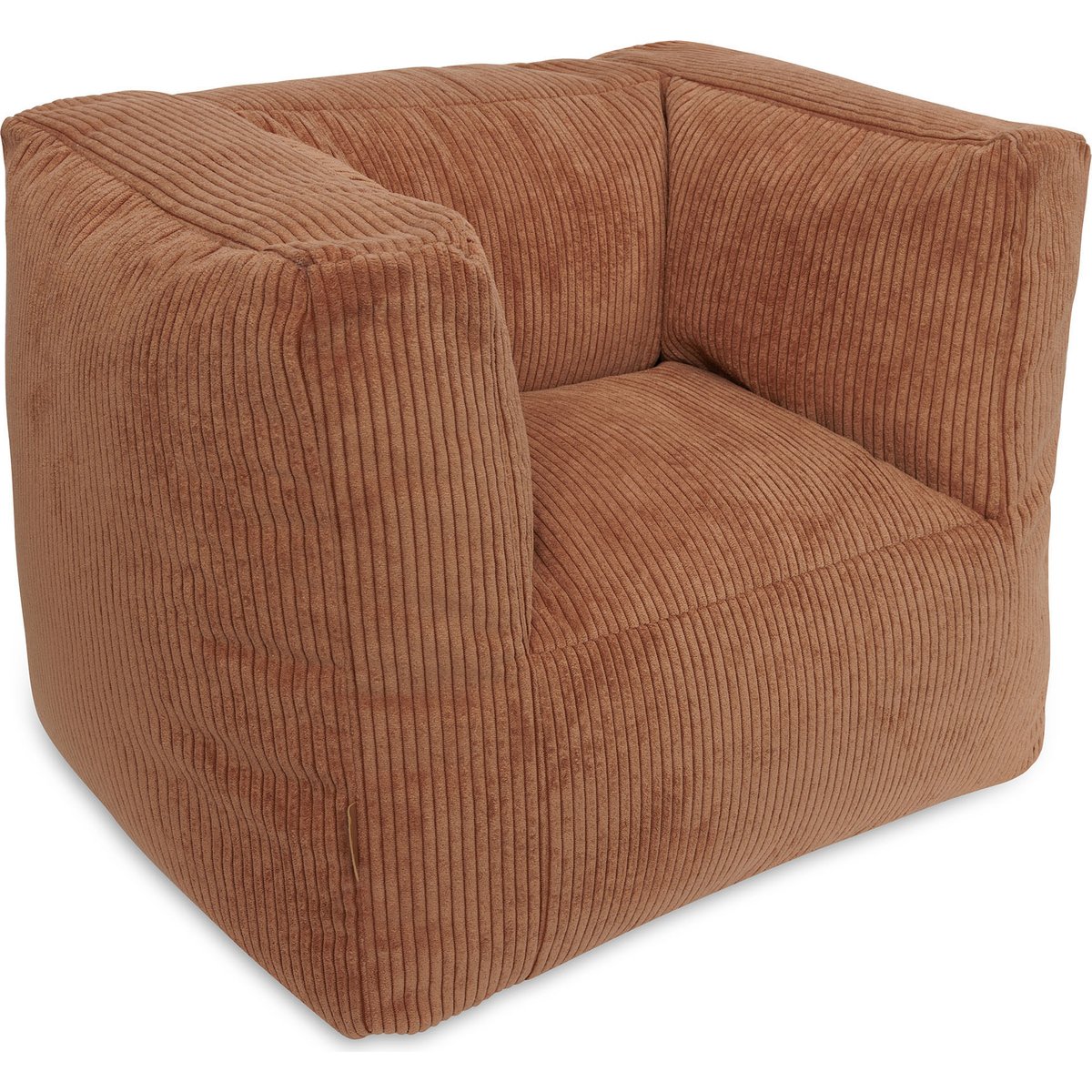 Fauteuil pouf Corduroy Caramel (Jollein) - Image 5
