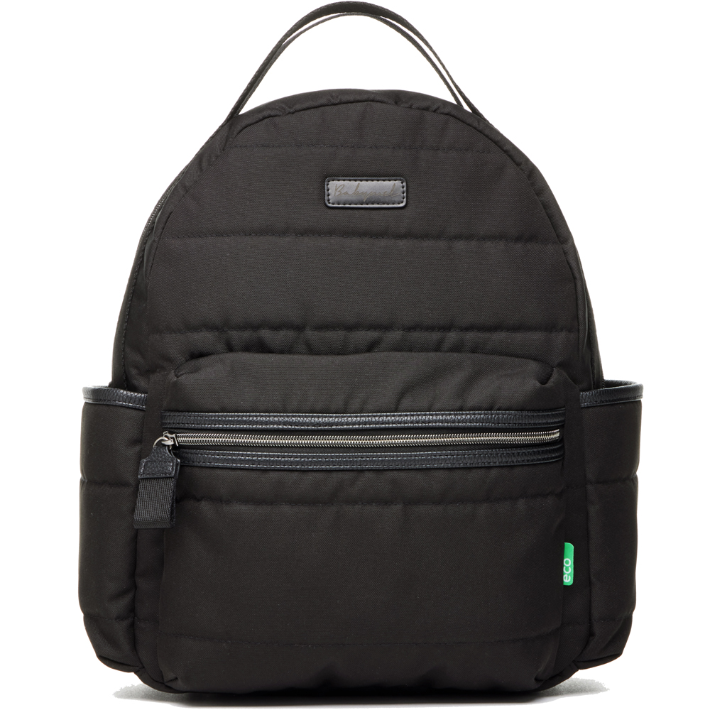 Sac à dos à langer Lola eco quilt noir (Babymel) - Image 1