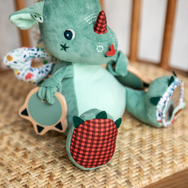 Peluche multi-activités Joe le dragon (Lilliputiens) - Image 5