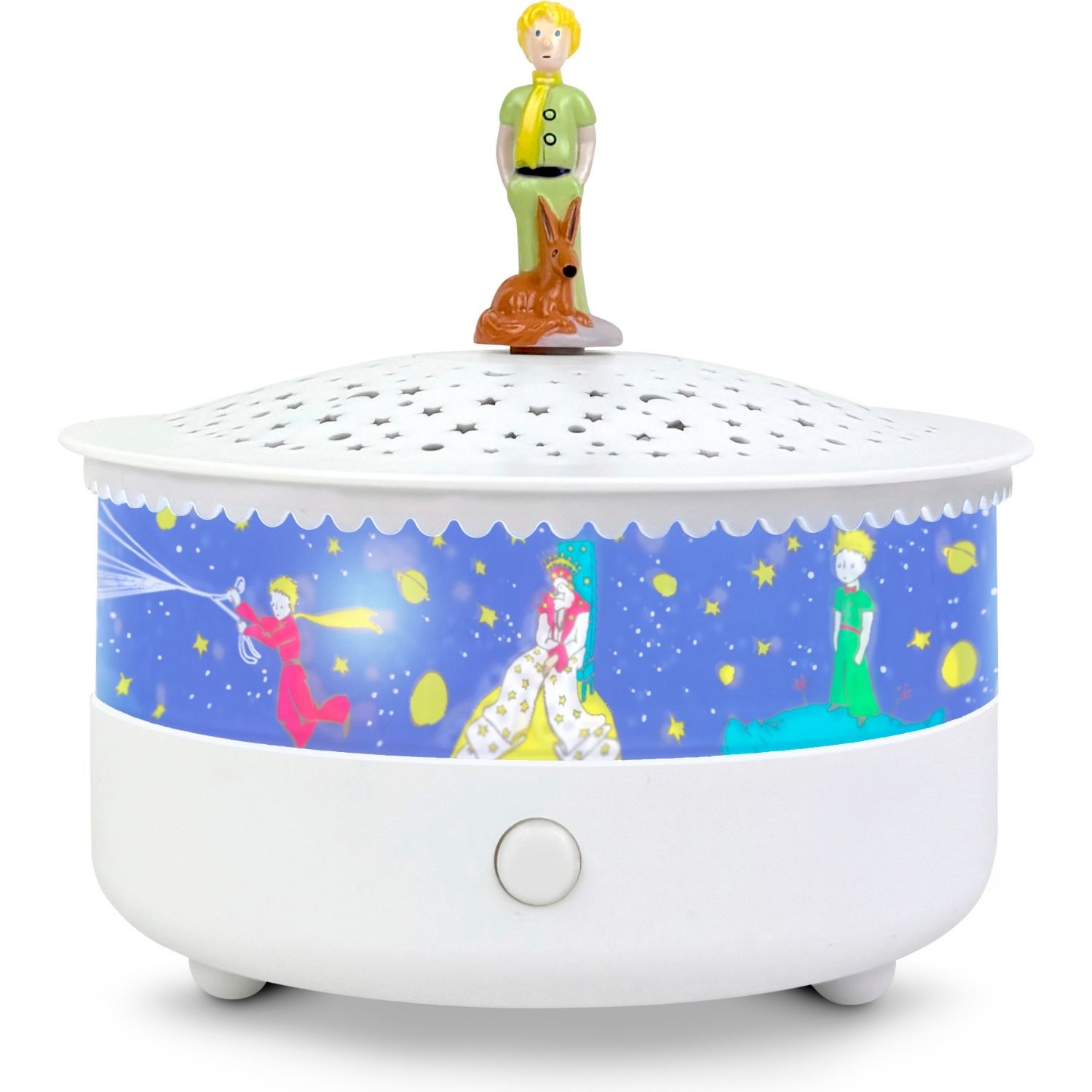Trousselier - Veilleuse projecteur d'étoiles Le Petit Prince rechargeable
