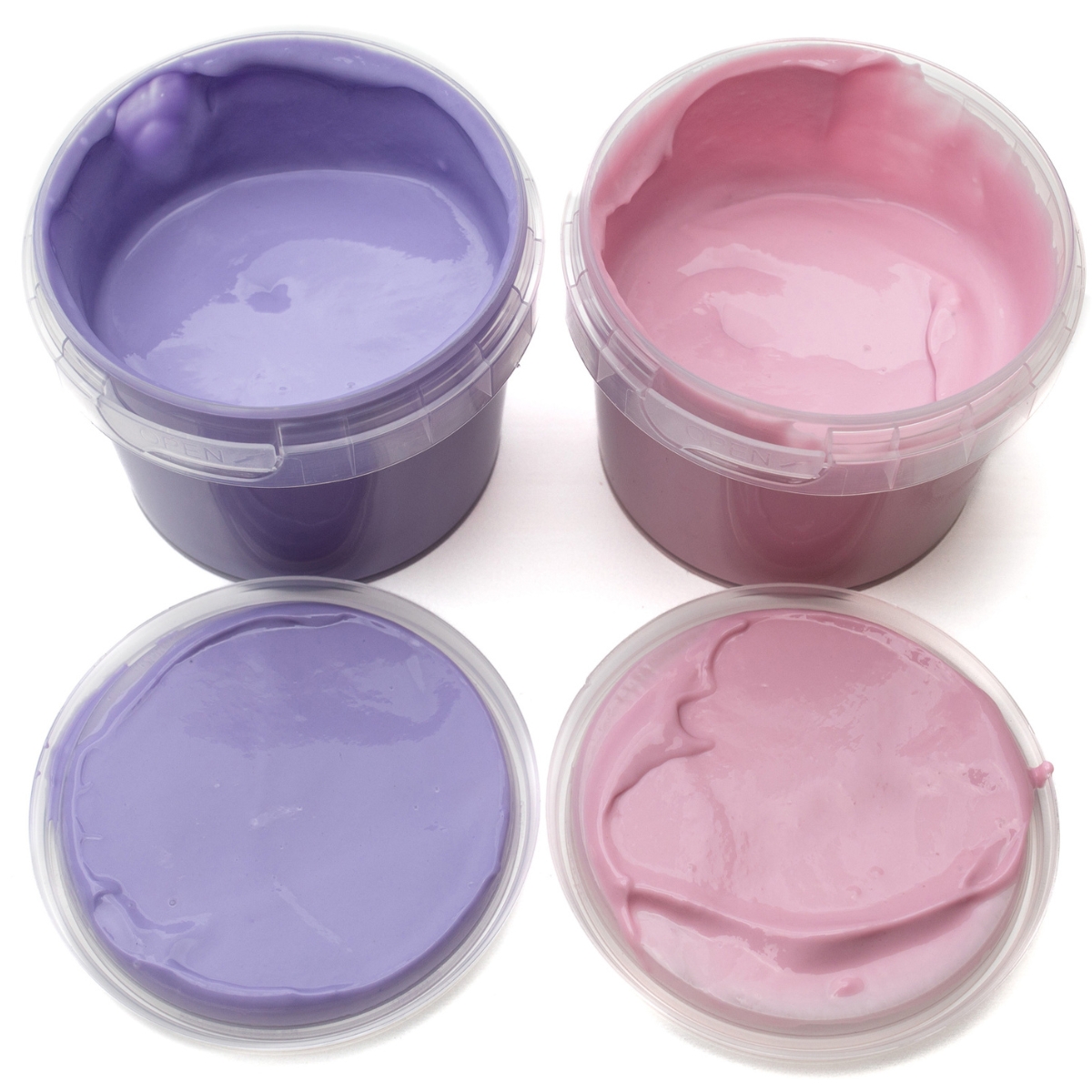 Neogrün - Coffret Nori 2 pots rose + violet peinture aux doigts naturelle et vegan