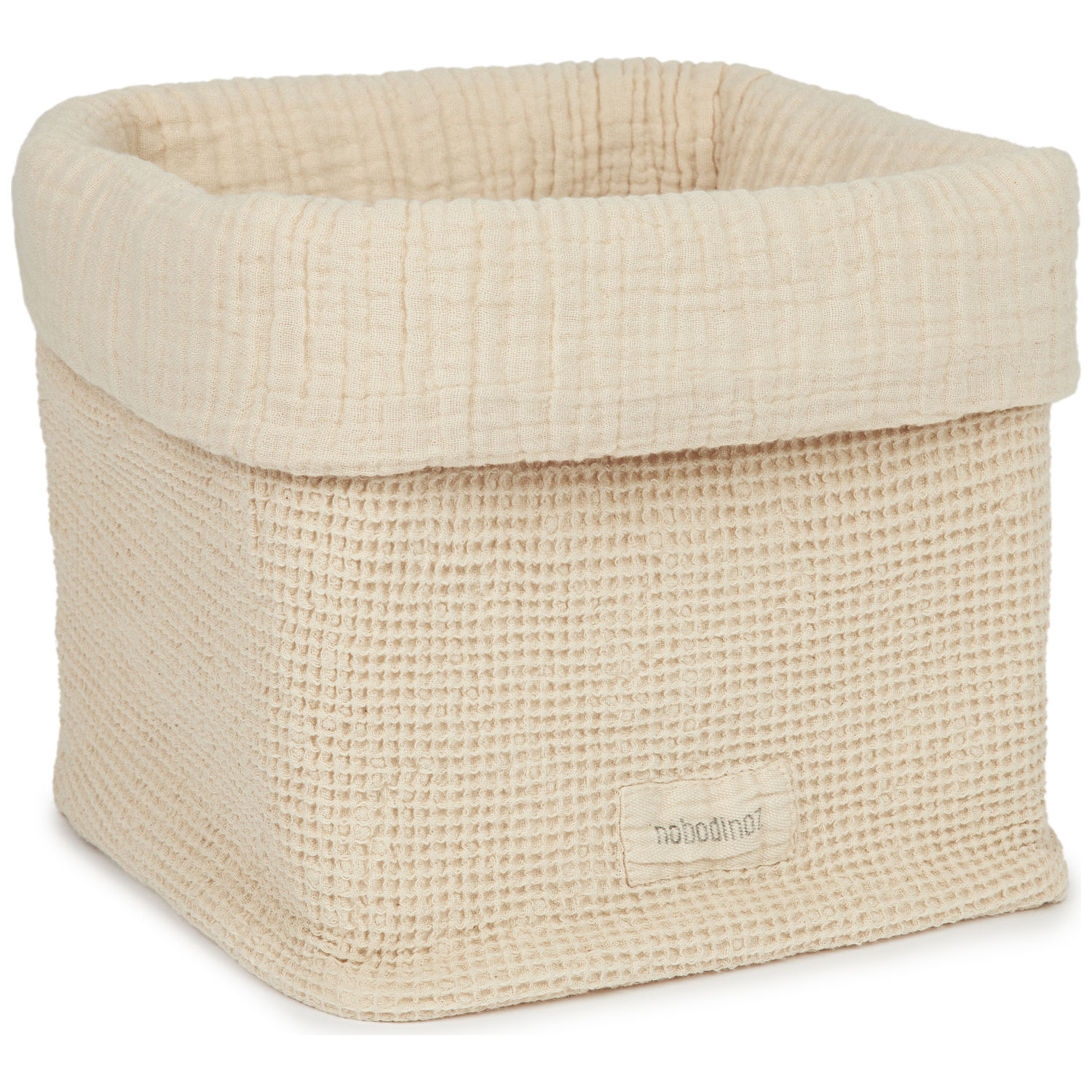 Panier en coton Wabi-Sabi (20 x 18 cm) Ginger (Nobodinoz) - Image 1
