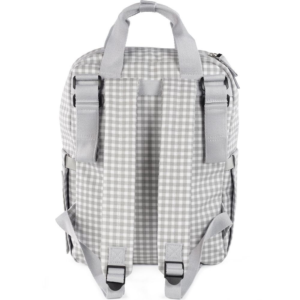 Sac à dos à langer I love vichy gris (Walking Mum) - Image 6