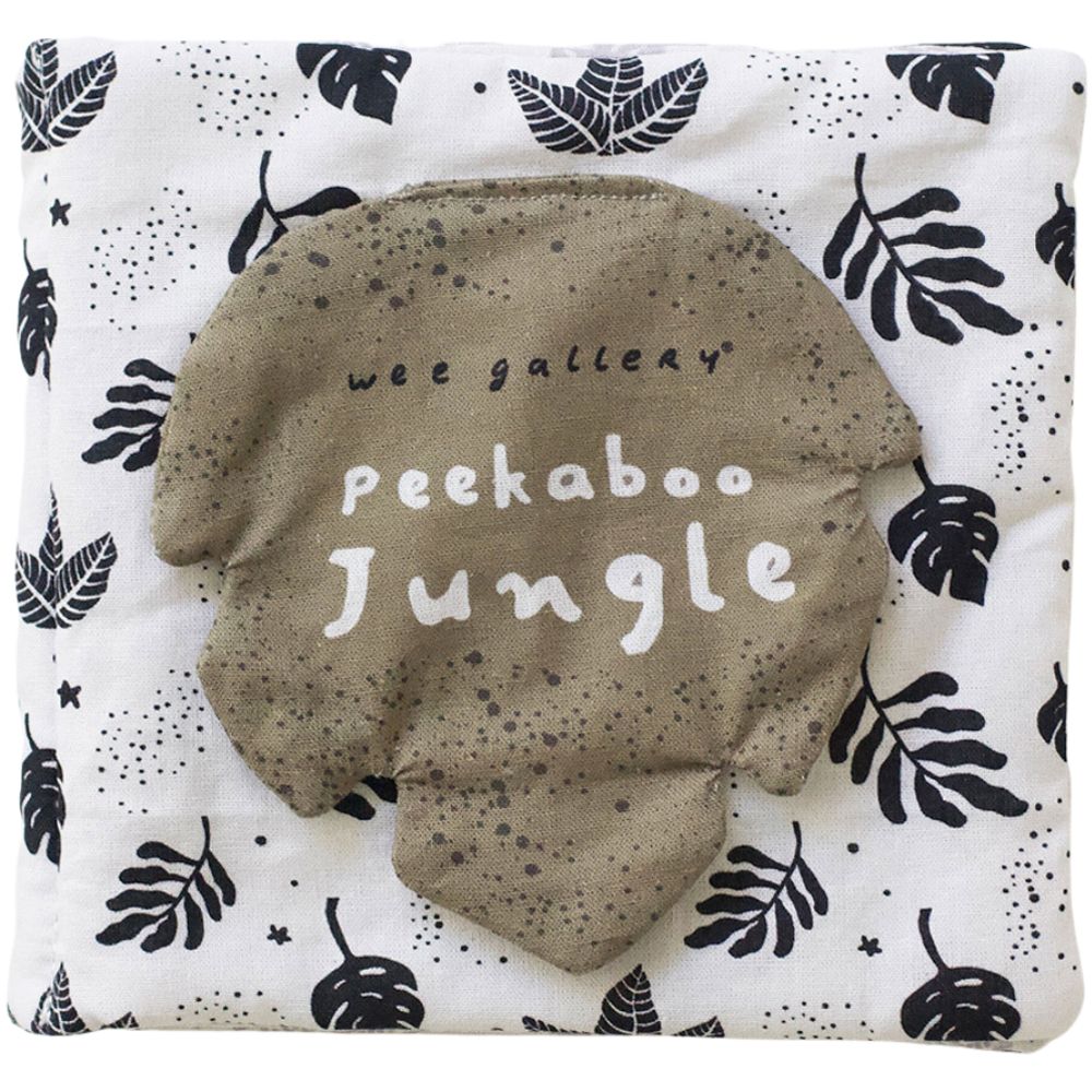 Wee Gallery - Livre bébé en tissu Peekaboo Jungle