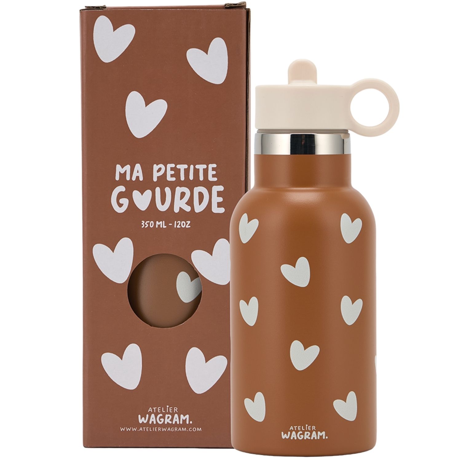 Atelier Wagram - Gourde isotherme Caramel (350 ml)