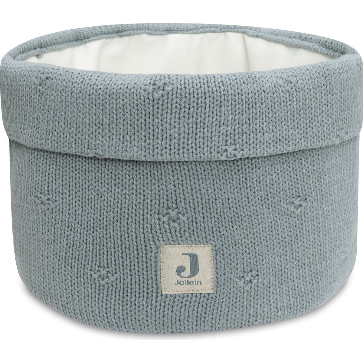 Jollein - Panier de rangement Cosy Knit Sea Green (14 x 18 cm)