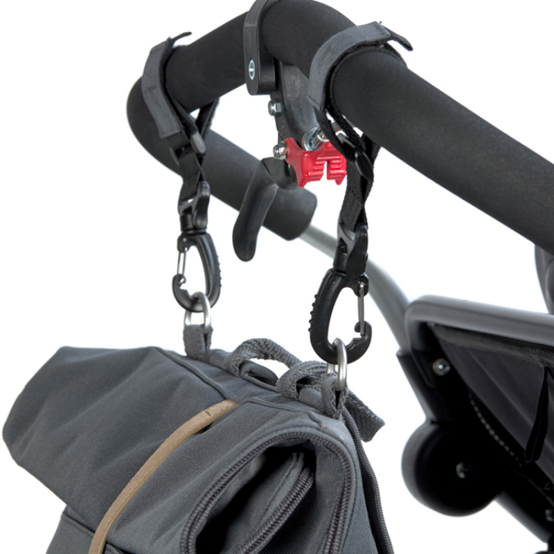 Sac à dos à langer en polyester recyclé Rolltop anthracite (Lassig) - Image 9