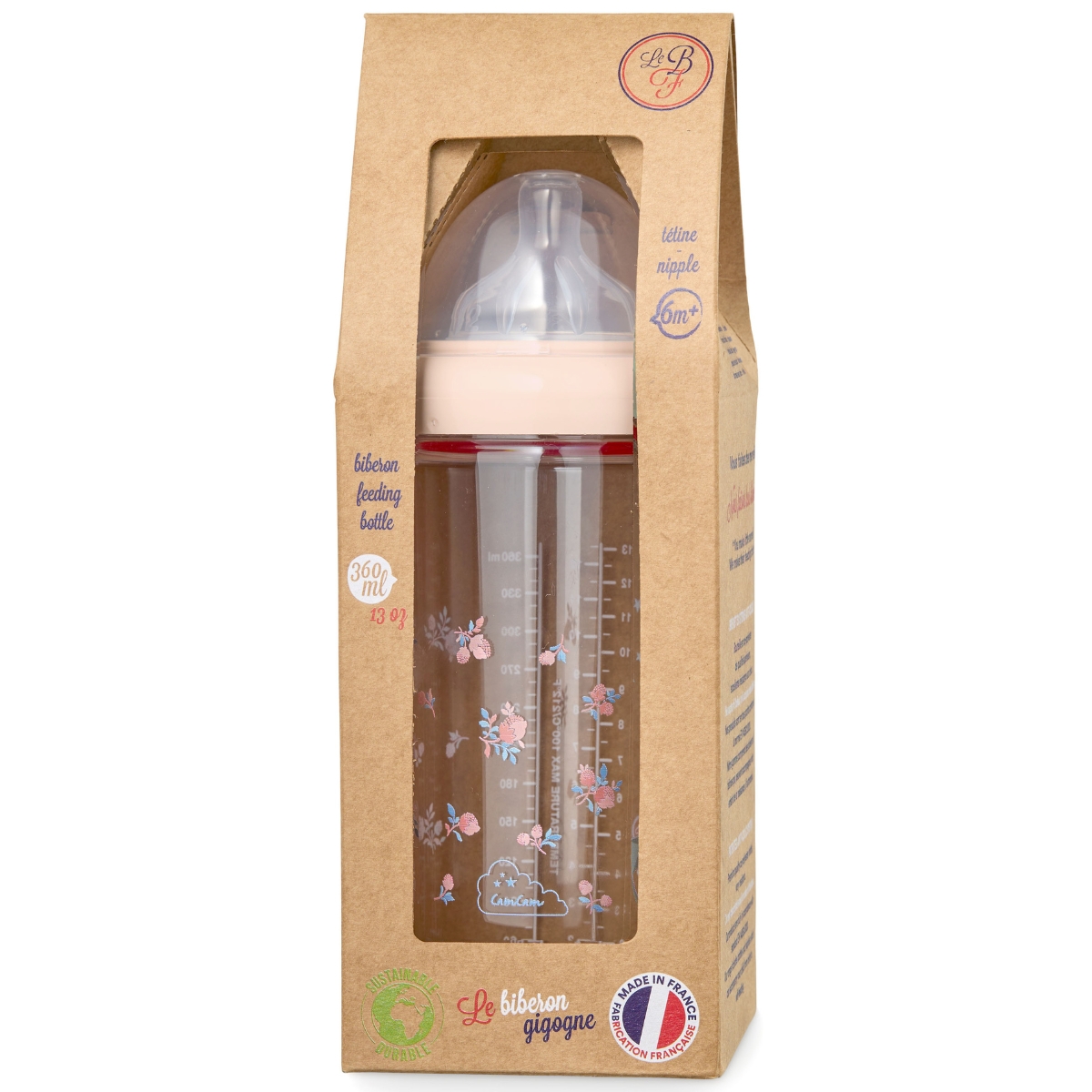 Biberon anti colique Berries (360ml) (Le biberon français) - Image 4