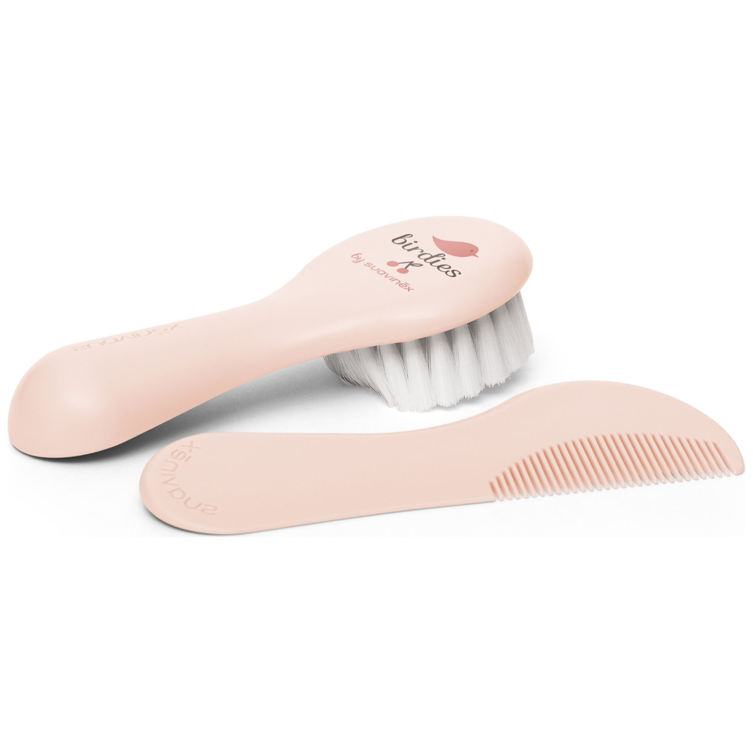 Brosse et peigne Birdies Rose