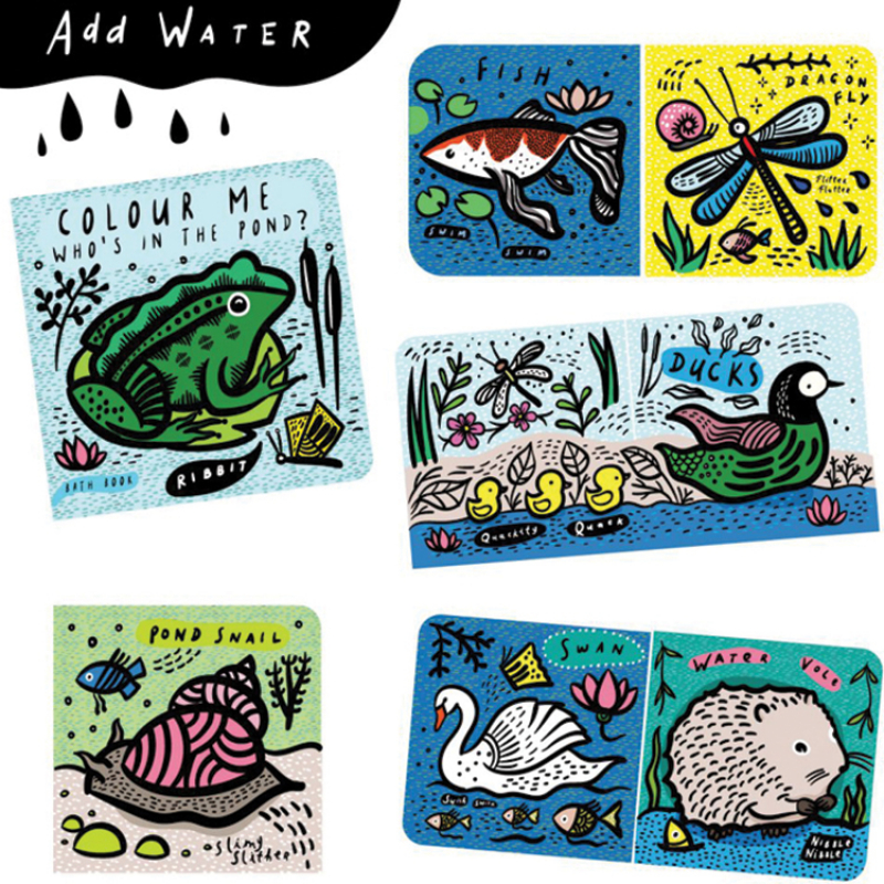 Livre de bain Animaux de l'étang (Wee Gallery) - Image 4