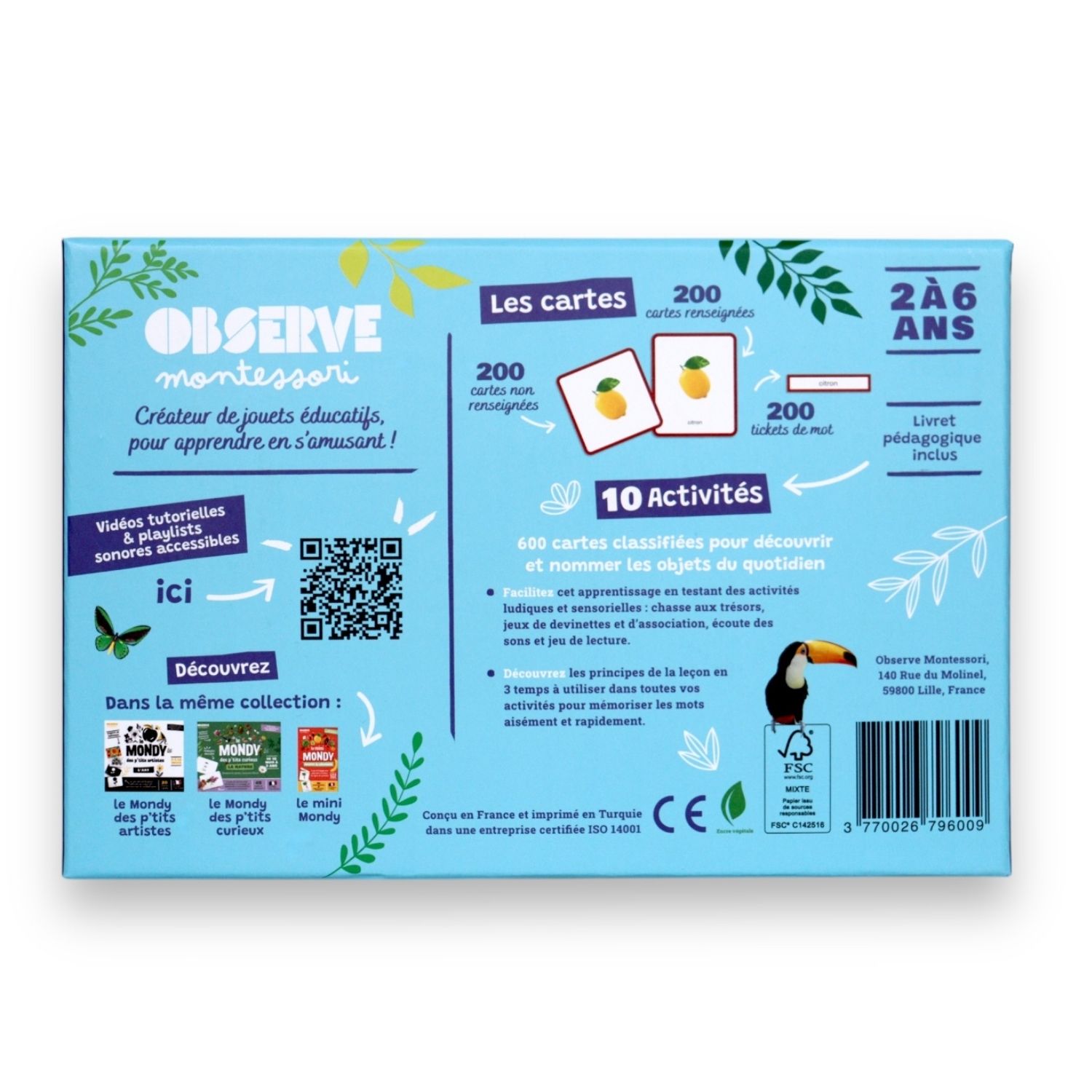 Coffret Giga Mondy (600 cartes Montessori pour développer le langage) (Observe Édition) - Image 5