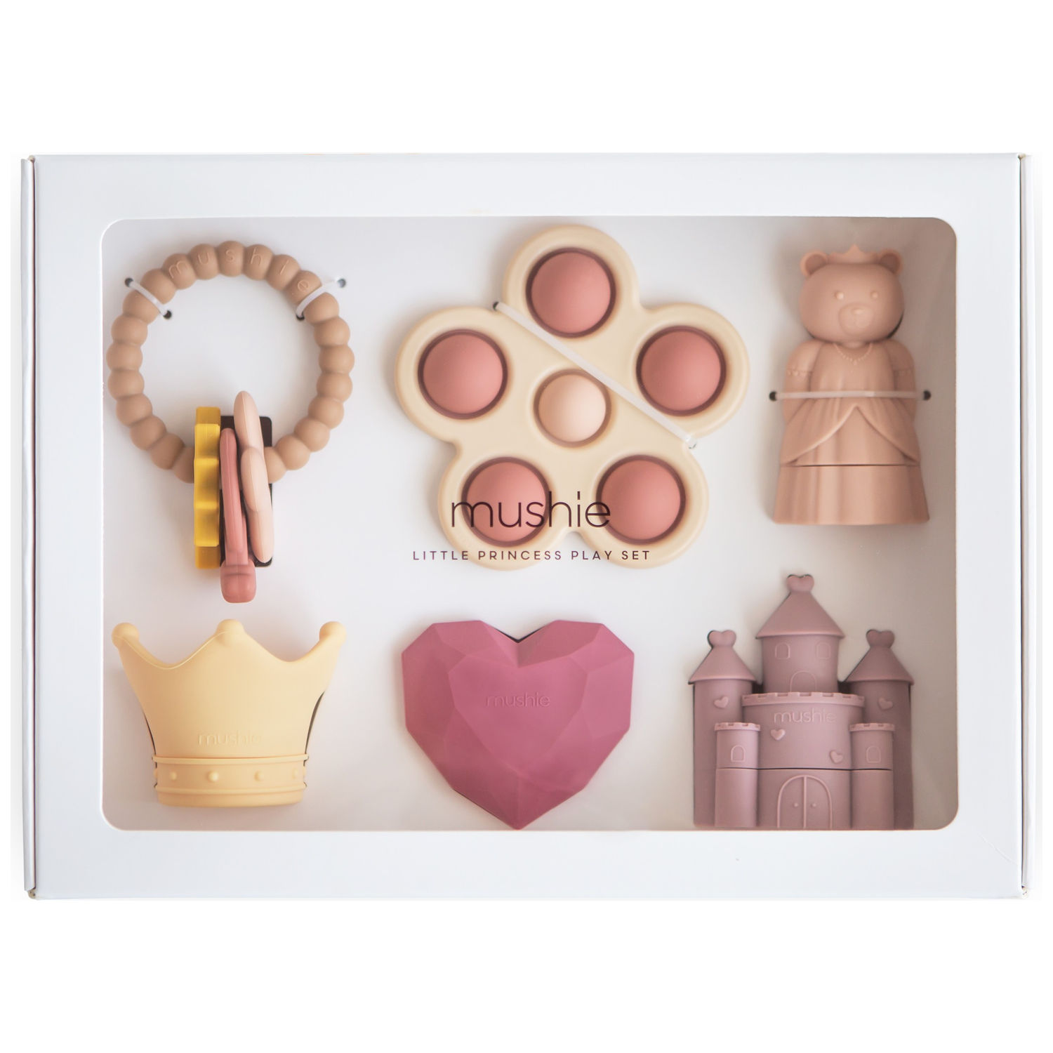 Mushie - Coffret jeux d'éveil Little Princess (6 pièces)