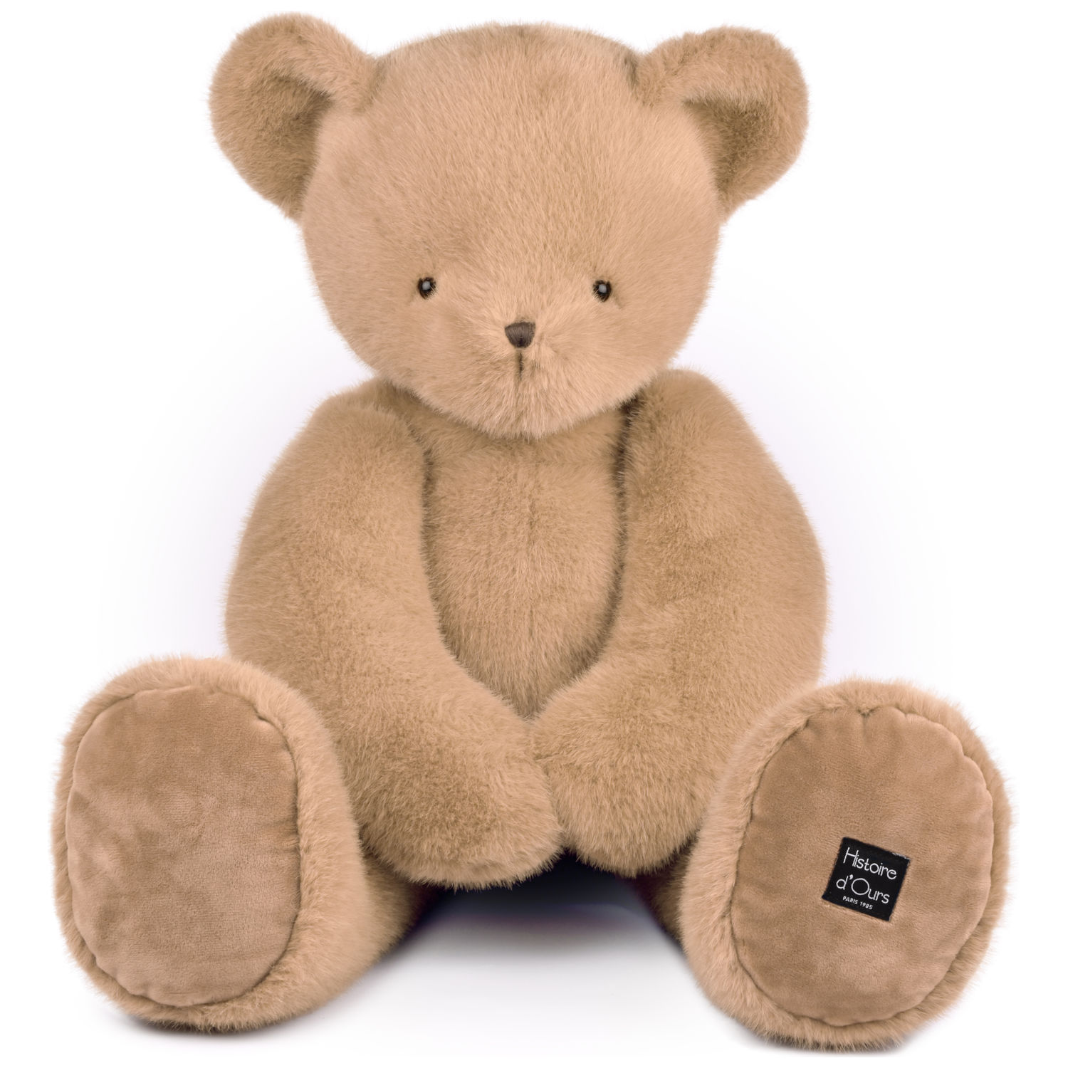 Peluche ours Clémentin Miel Amande (80 cm)
