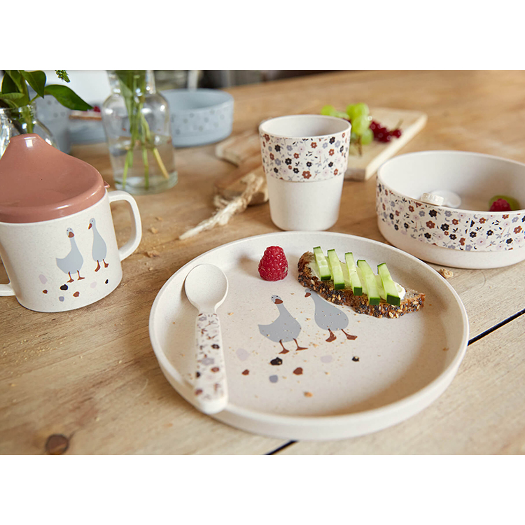 Bol Tiny Farmer mouton et oie naturel (Lassig) - Image 1