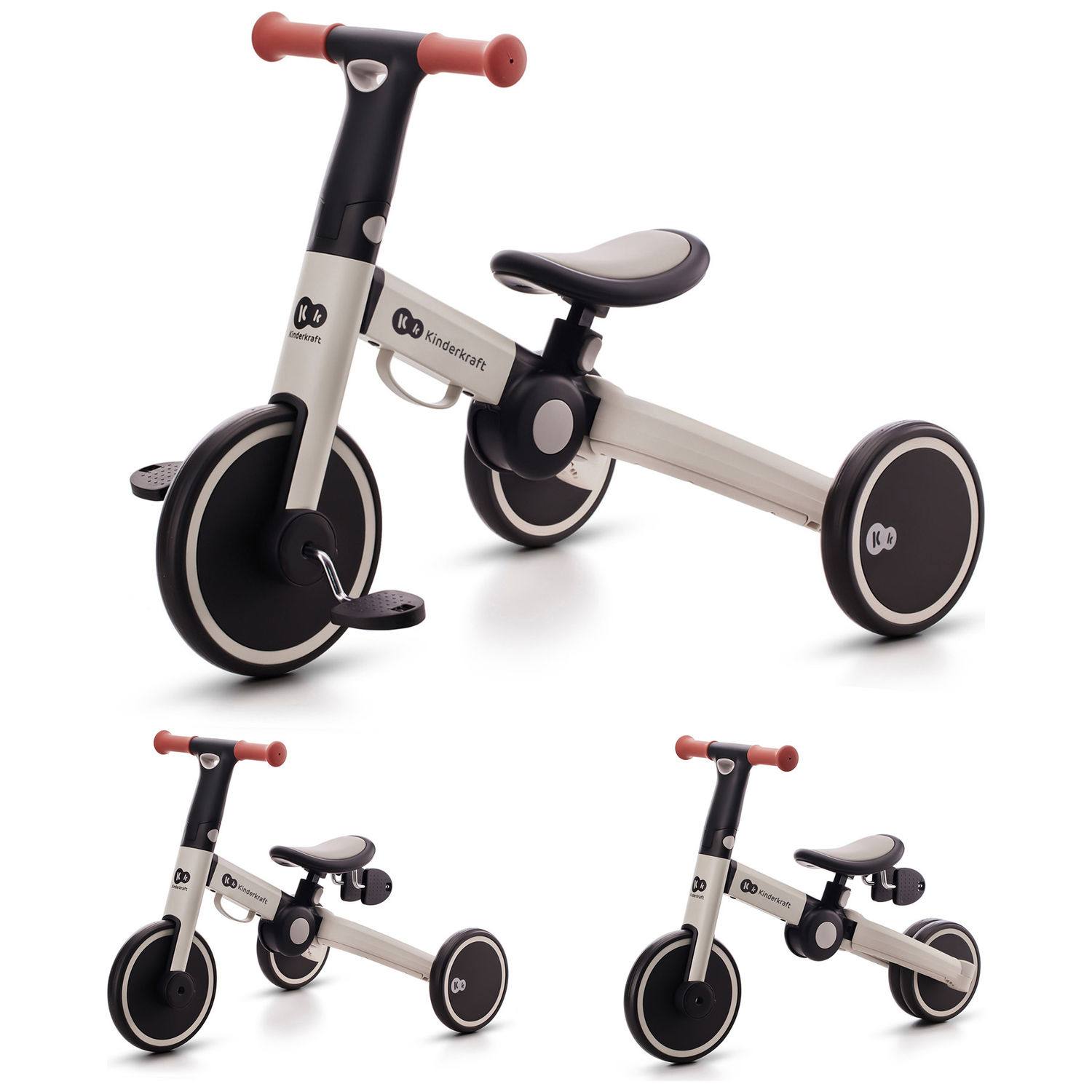 Tricycle 3 en 1 4Trike Silver Grey