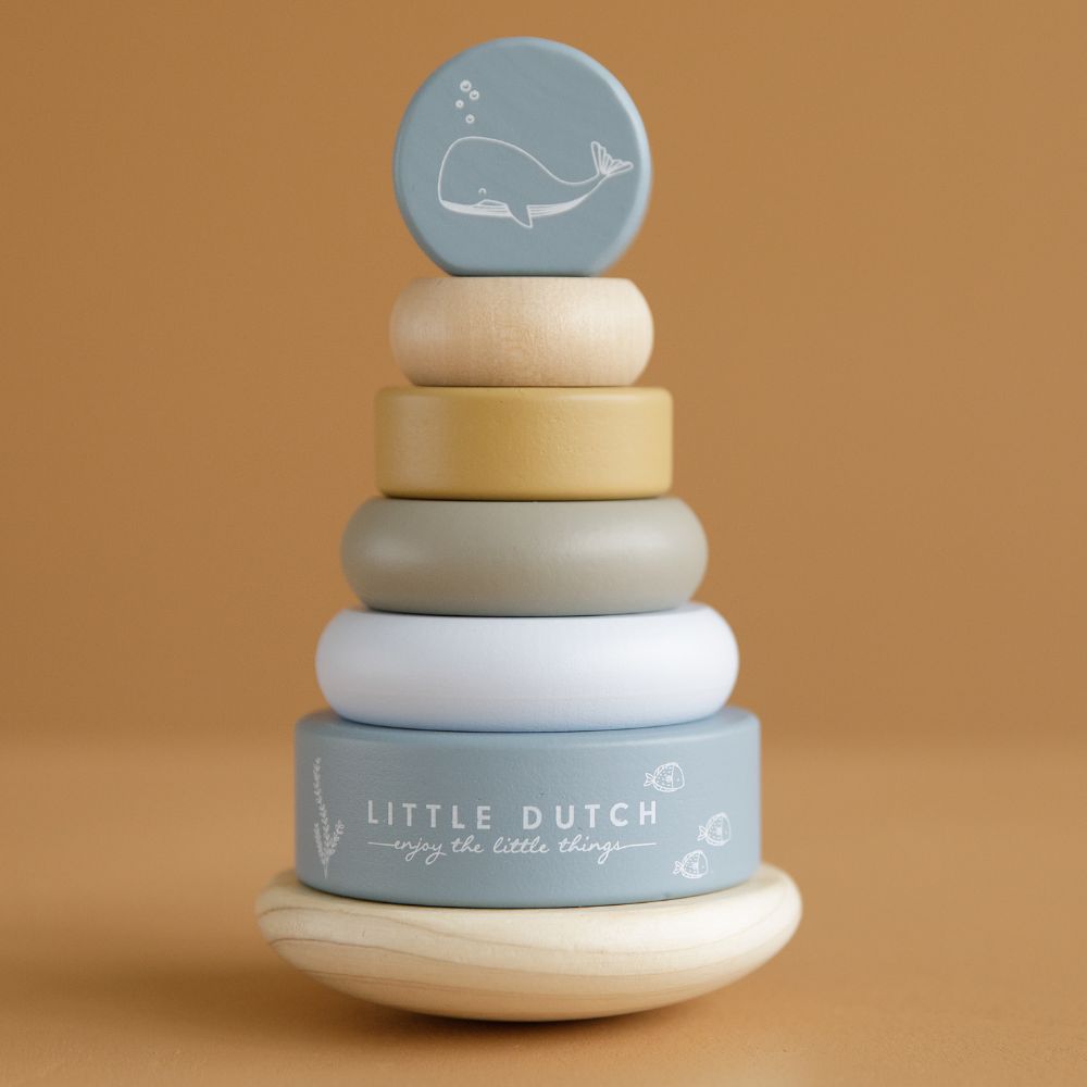 Pyramide en bois Ocean (Little Dutch) - Image 1