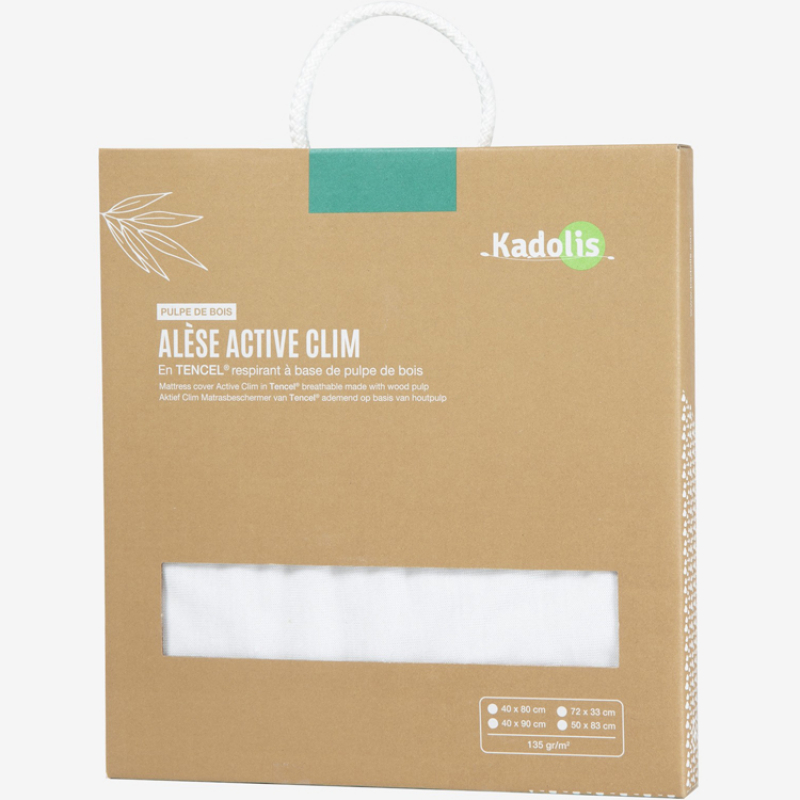 Alèse lit bébé Active Clim en Tencel (60 x 120 cm) (Kadolis) - Image 4