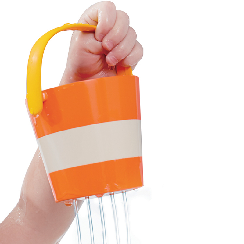 Jouet de bain seaux colorés (3 pièces) (Hape) - Image 4