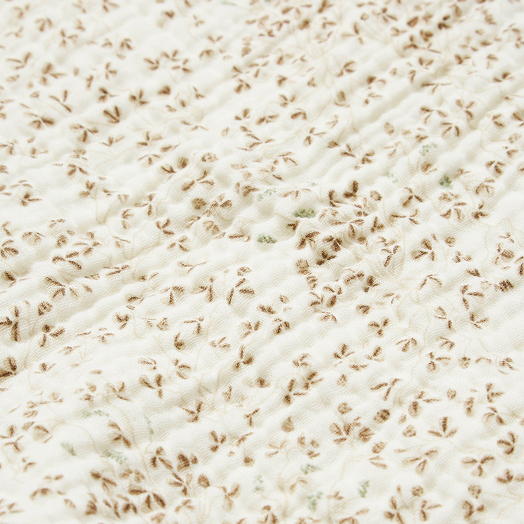 Couverture en mousseline de coton bio Lierre (100 x 100 cm) (Cam Cam Copenhagen) - Image 3