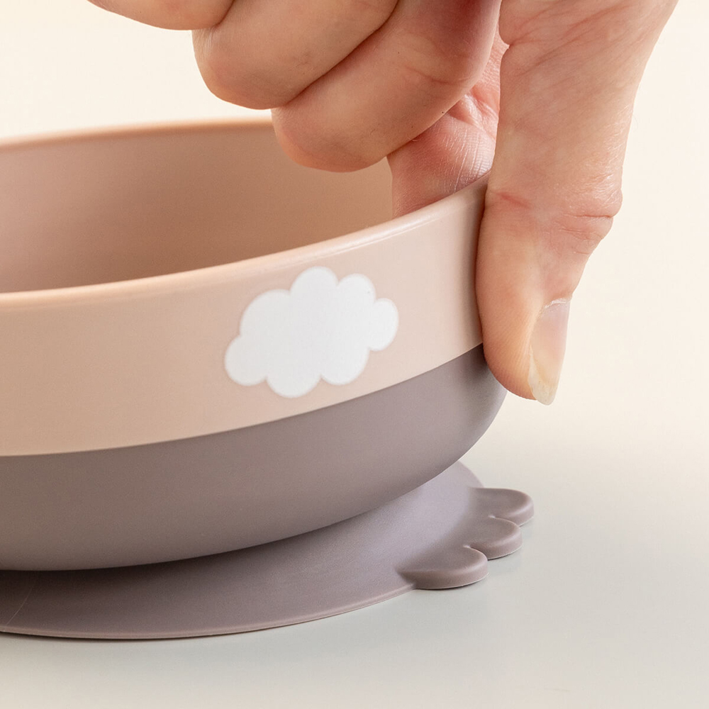 Coffret premier repas Happy clouds Rose (3 pièces) (Done by deer) - Image 4