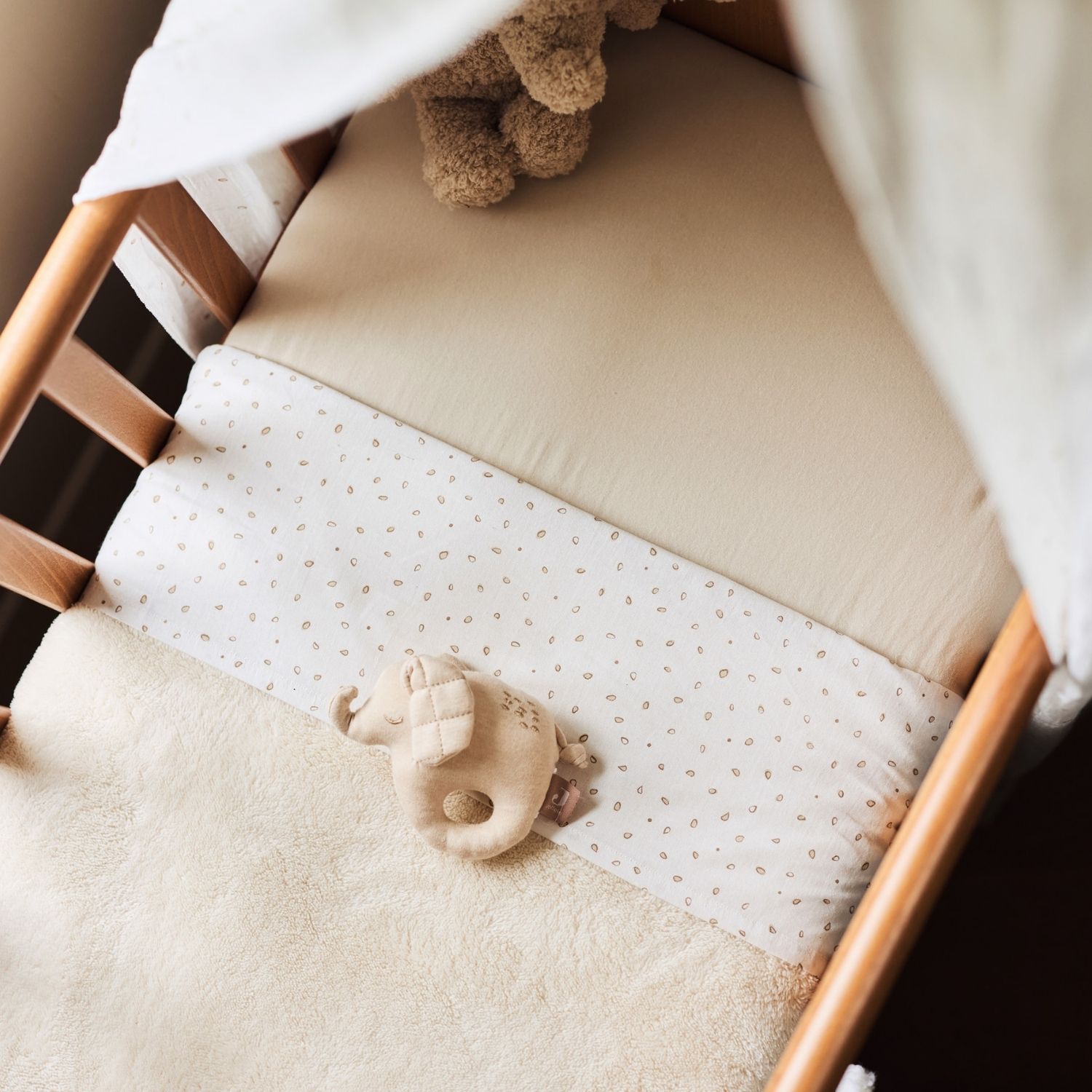 Jollein - Couverture en polaire Basic Oatmeal (100 x 150 cm)