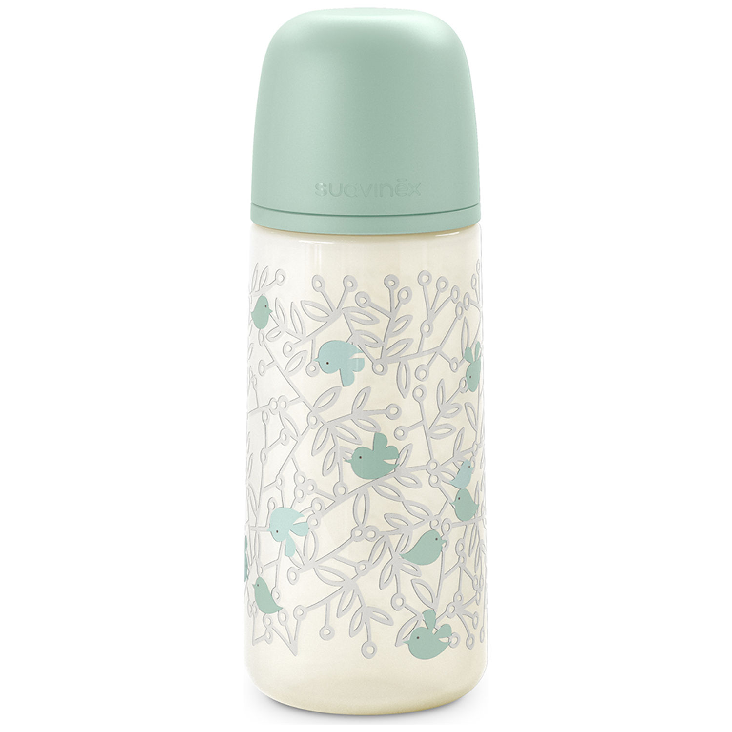 Biberon tétine SXPro L Birdies Vert (360Ml) (Suavinex) - Image 1